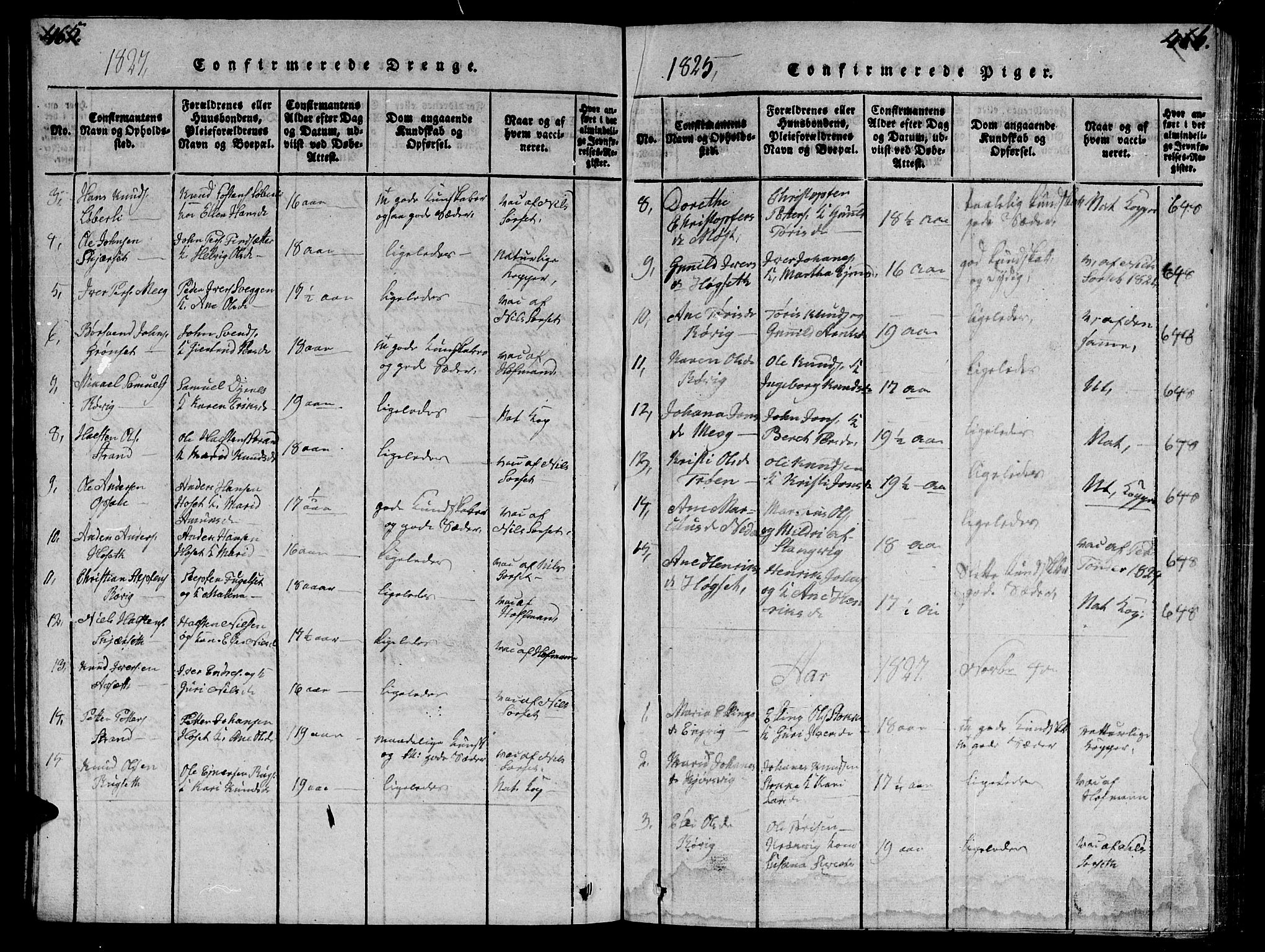 Ministerialprotokoller, klokkerbøker og fødselsregistre - Møre og Romsdal, AV/SAT-A-1454/568/L0811: Parish register (copy) no. 568C01, 1819-1828, p. 465-466