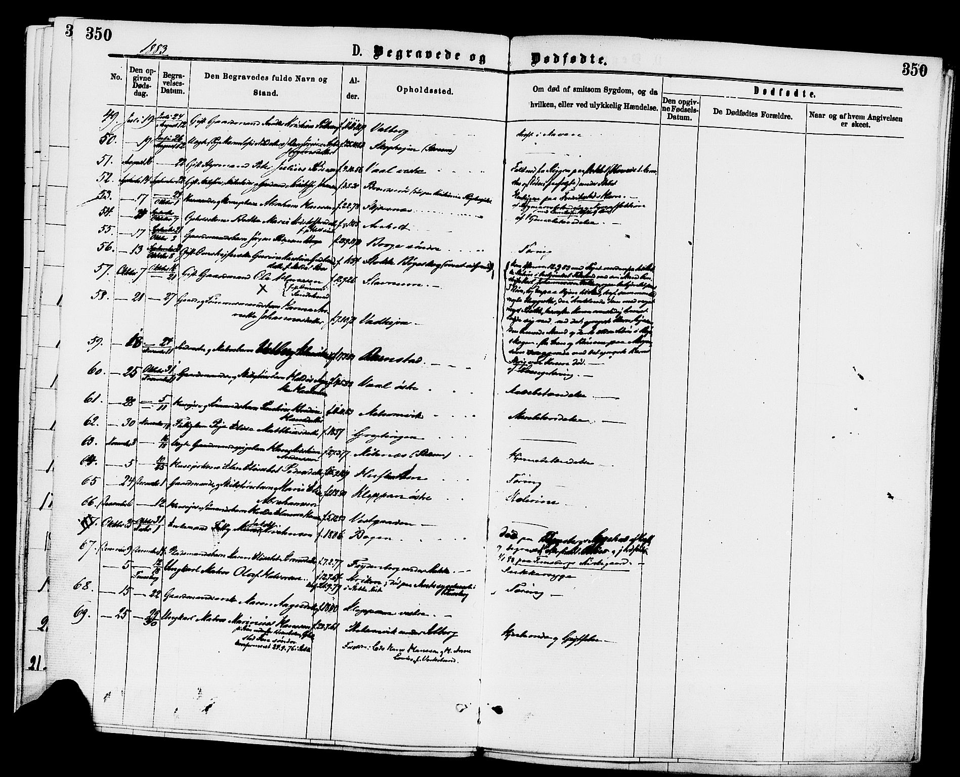 Stokke kirkebøker, AV/SAKO-A-320/F/Fa/L0009: Parish register (official) no. I 9, 1872-1883, p. 350