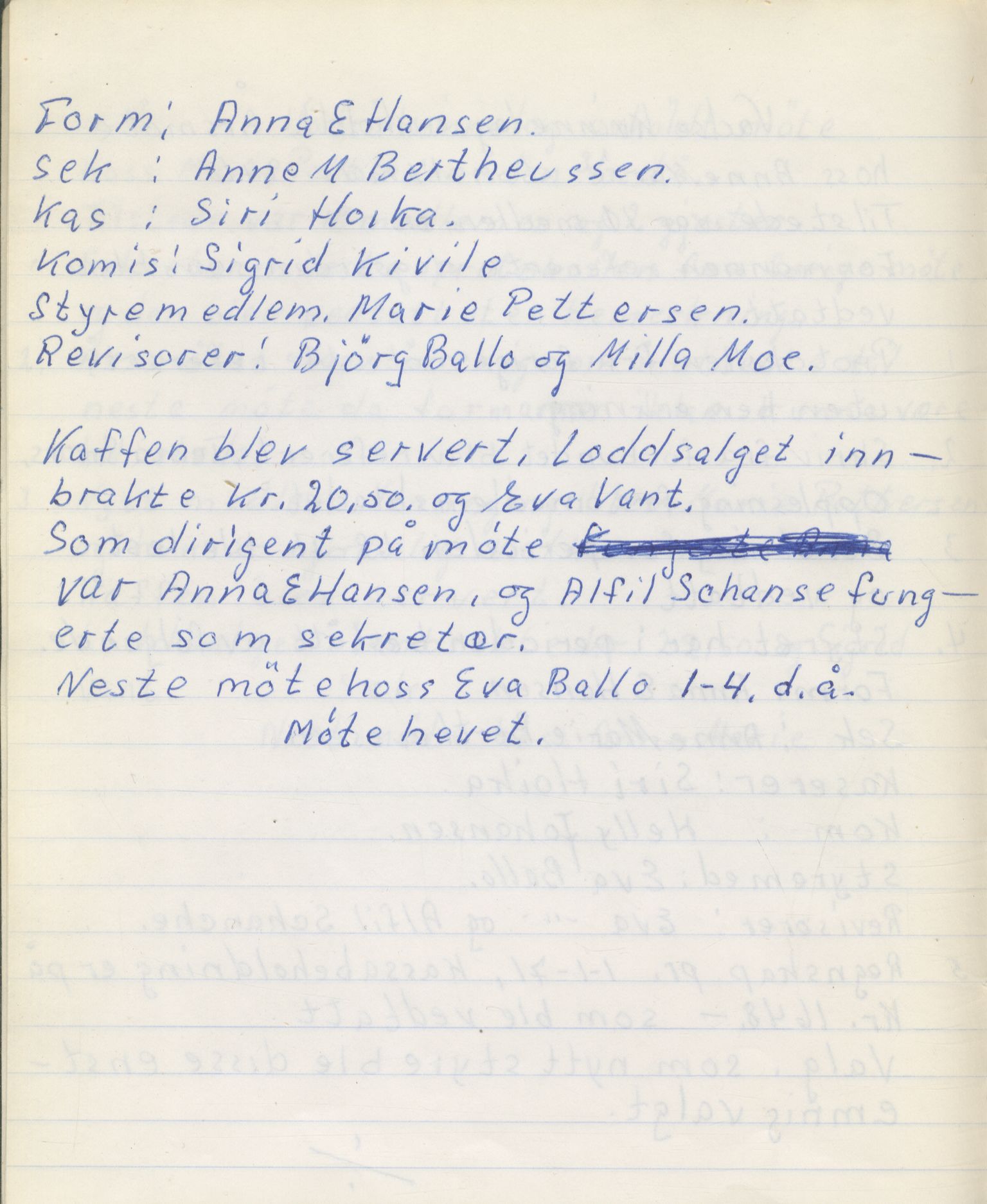 Vadsø Kvinnelag, FMFB/A-1054/A/L0003: Møteprotokoll, 1971-1980, p. 9