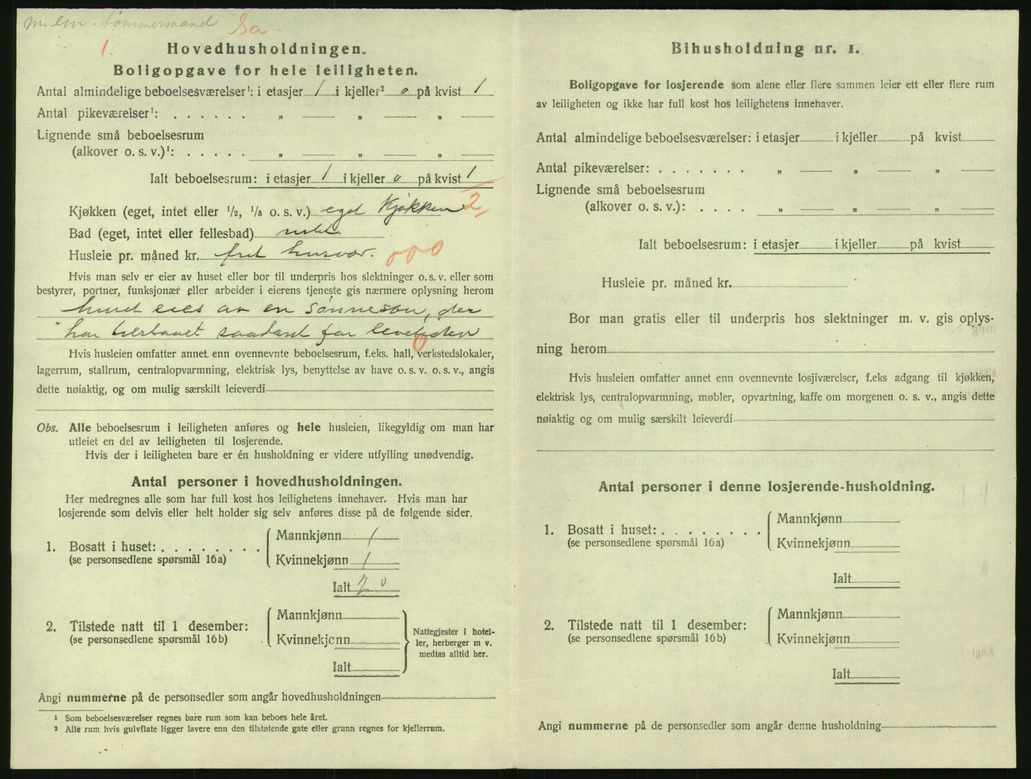 SAK, 1920 census for Risør, 1920, p. 1780