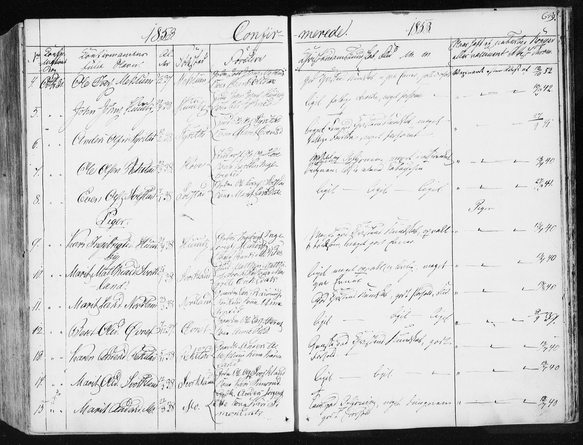 Ministerialprotokoller, klokkerbøker og fødselsregistre - Sør-Trøndelag, SAT/A-1456/665/L0771: Parish register (official) no. 665A06, 1830-1856, p. 659