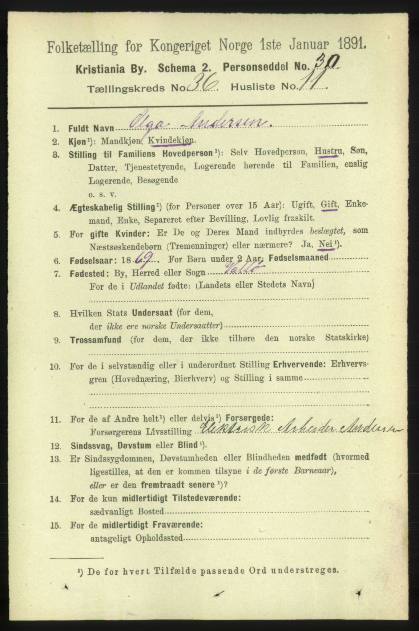 RA, 1891 census for 0301 Kristiania, 1891, p. 20363