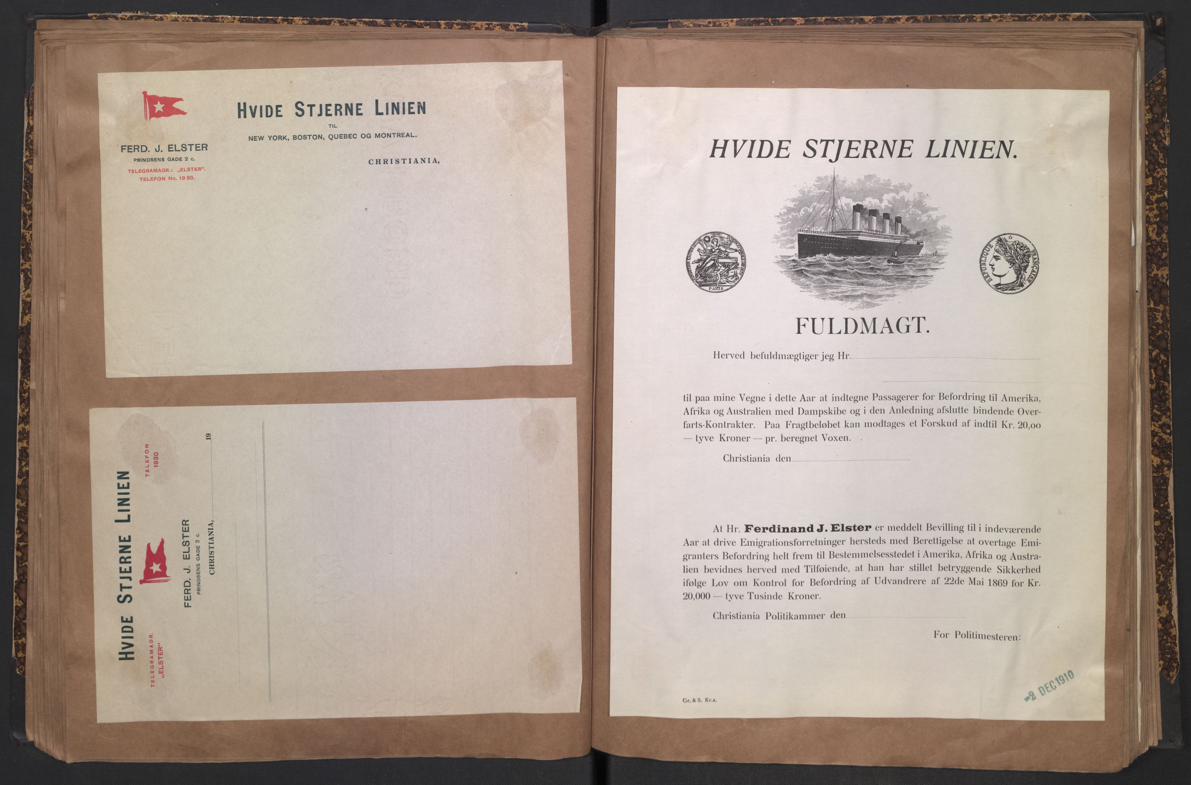 White Star-linjen, AV/SAO-PAO-0201/D/Dc/L0001: Utklippingsbok, 1909-1924, p. 45