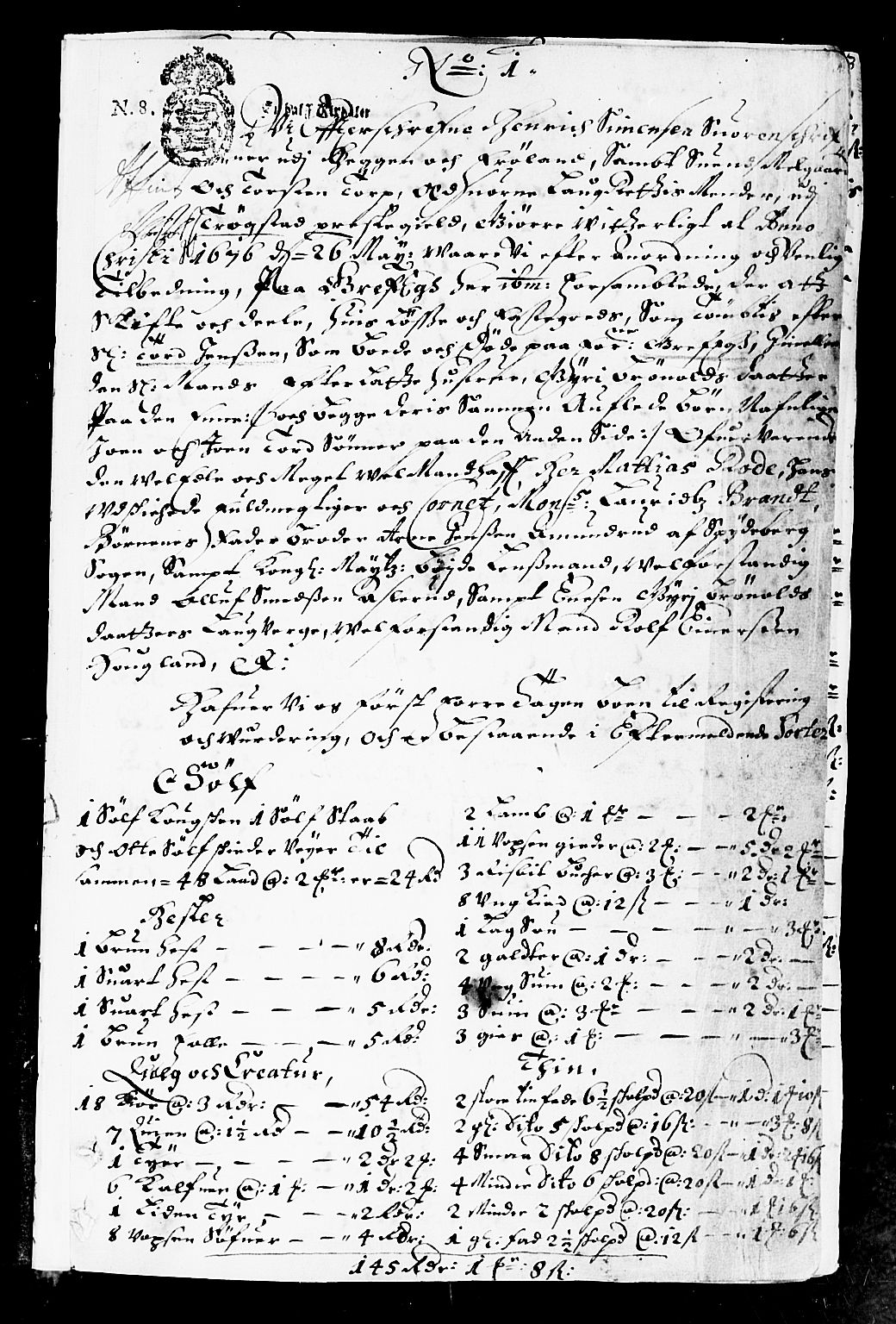 Heggen og Frøland sorenskriveri I, SAO/A-11556/H/Hb/L0002a: Skifteprotokoll, 1676-1683, p. 1