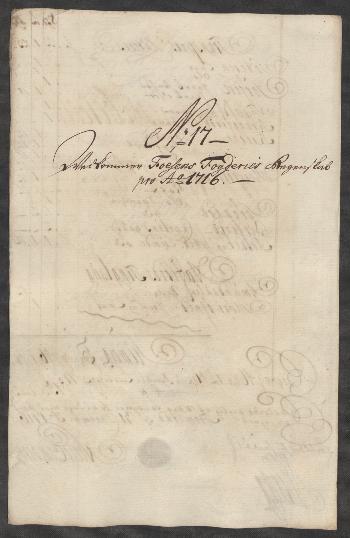 Rentekammeret inntil 1814, Reviderte regnskaper, Fogderegnskap, AV/RA-EA-4092/R57/L3864: Fogderegnskap Fosen, 1716, p. 154