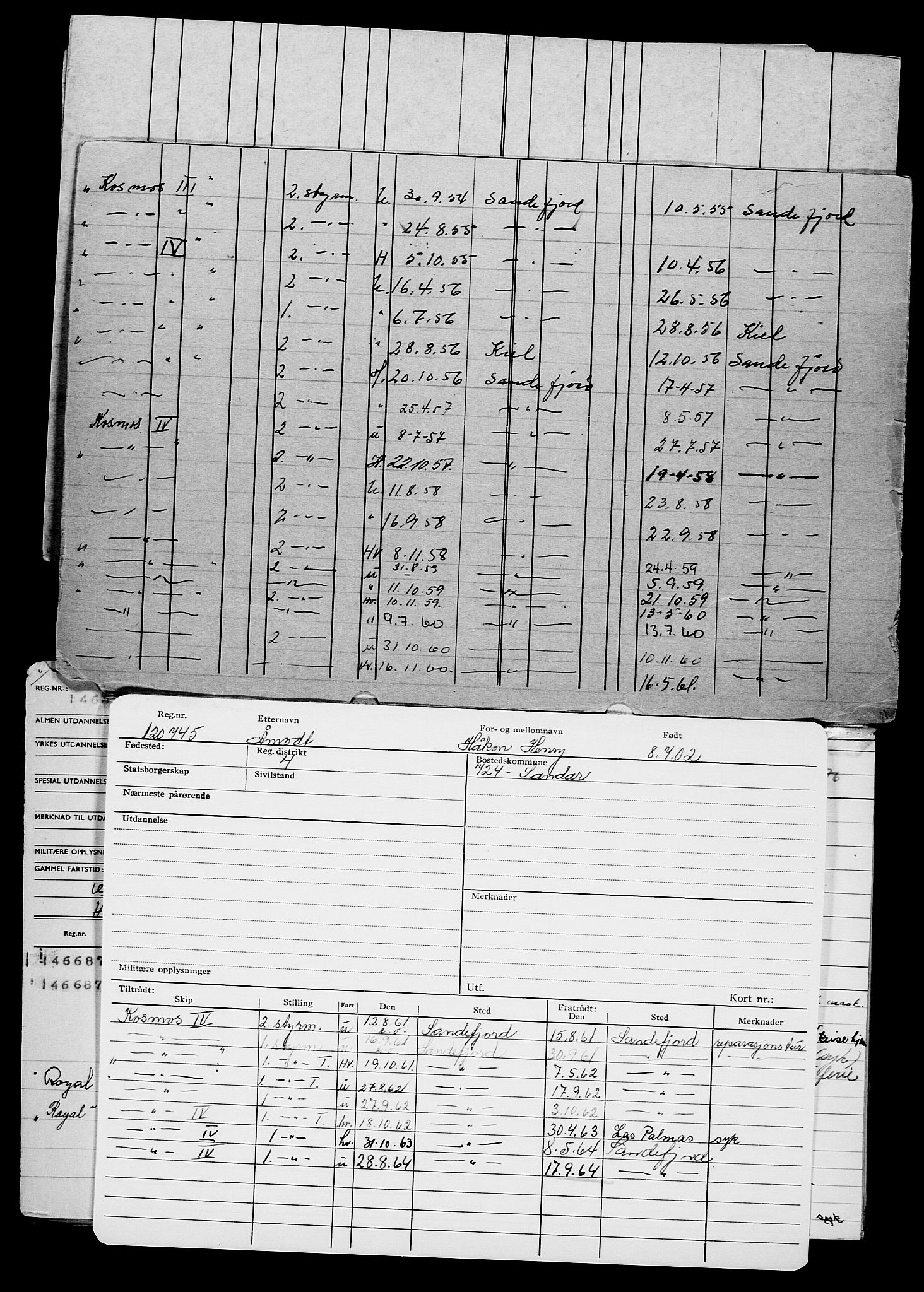 Direktoratet for sjømenn, AV/RA-S-3545/G/Gb/L0045: Hovedkort, 1902, p. 86