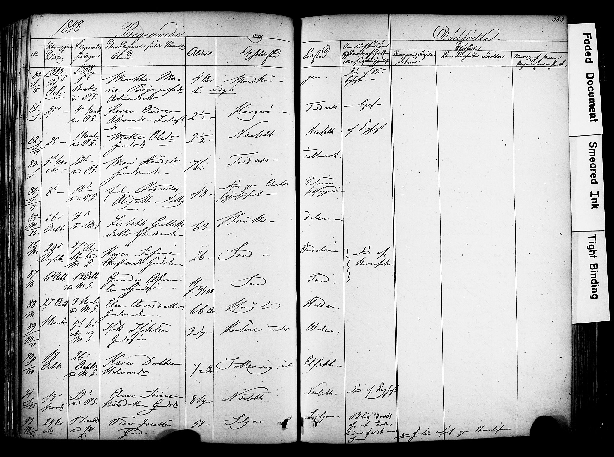 Solum kirkebøker, SAKO/A-306/F/Fa/L0006: Parish register (official) no. I 6, 1844-1855, p. 383