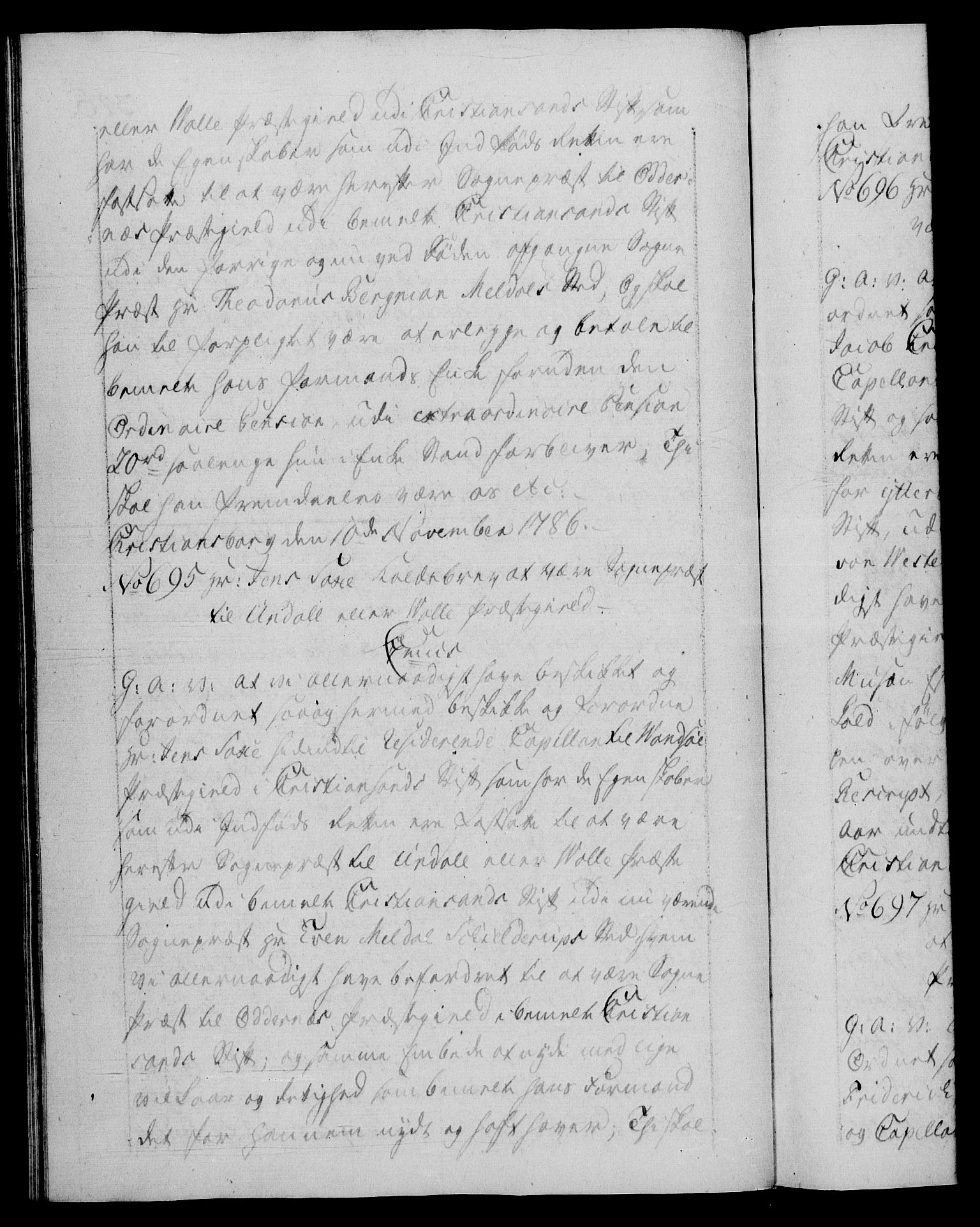 Danske Kanselli 1572-1799, AV/RA-EA-3023/F/Fc/Fca/Fcaa/L0051: Norske registre, 1786-1787, p. 346b