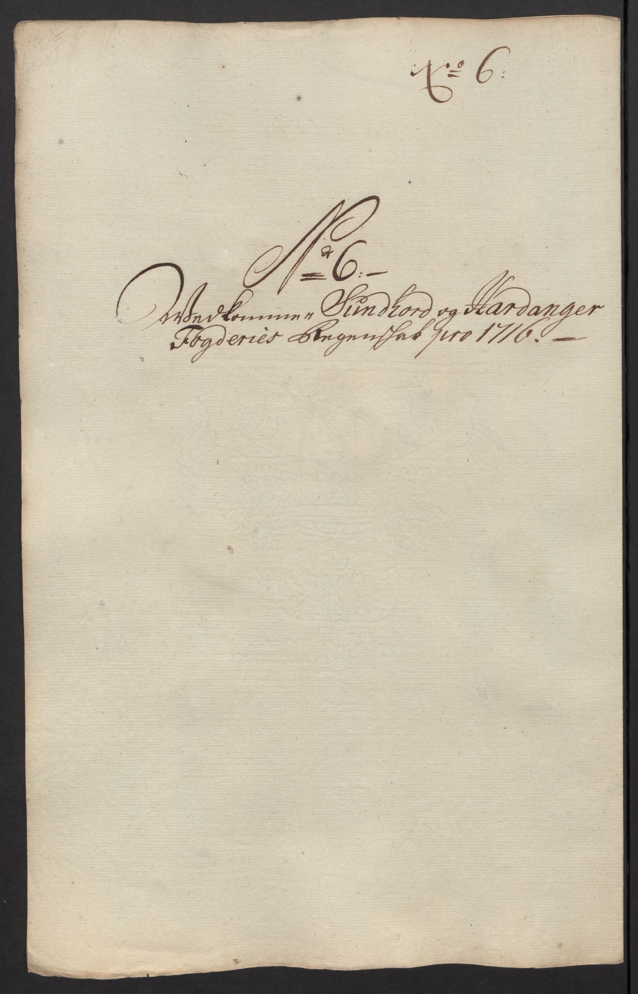 Rentekammeret inntil 1814, Reviderte regnskaper, Fogderegnskap, AV/RA-EA-4092/R48/L2992: Fogderegnskap Sunnhordland og Hardanger, 1716, p. 71