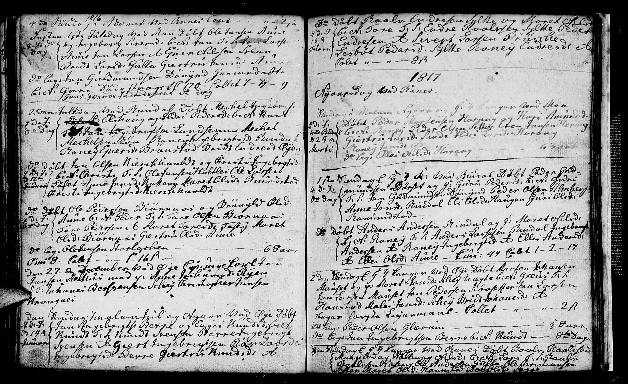 Ministerialprotokoller, klokkerbøker og fødselsregistre - Møre og Romsdal, AV/SAT-A-1454/595/L1049: Parish register (copy) no. 595C01, 1805-1819, p. 97