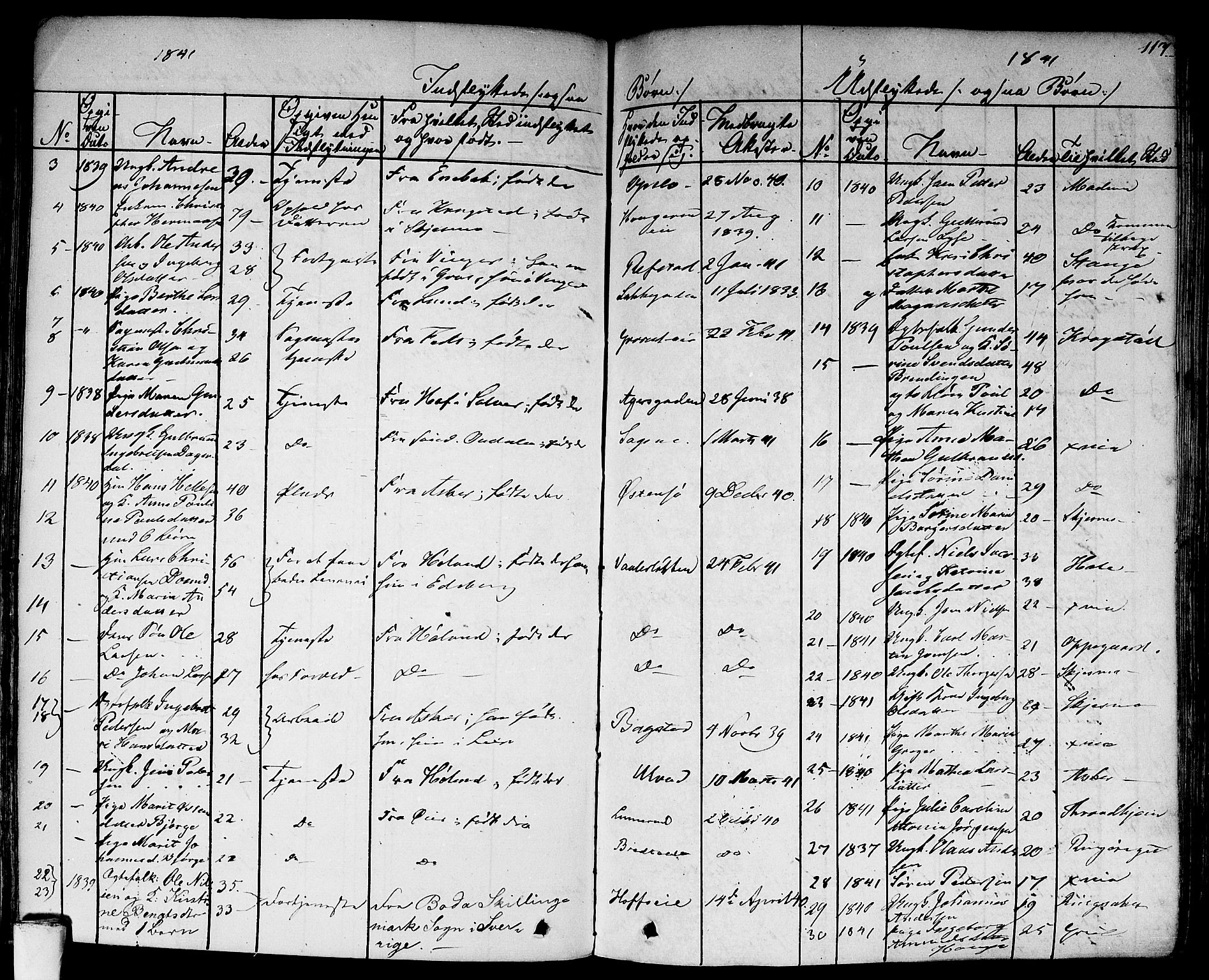 Aker prestekontor kirkebøker, AV/SAO-A-10861/F/L0018: Parish register (official) no. 17, 1829-1852, p. 117