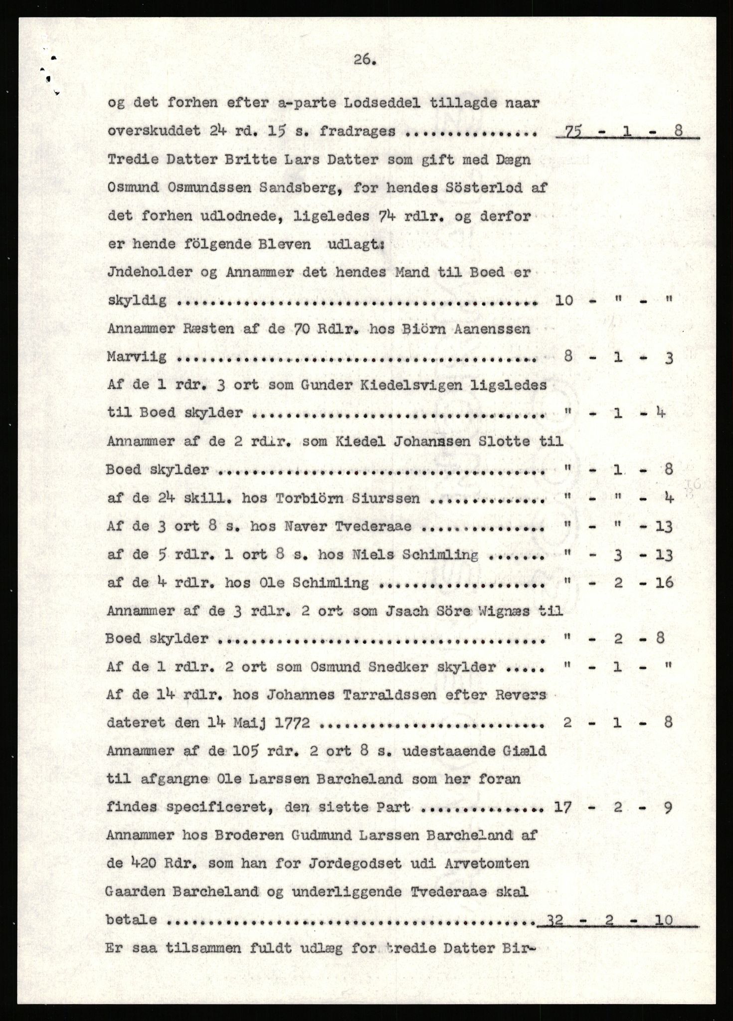 Statsarkivet i Stavanger, AV/SAST-A-101971/03/Y/Yj/L0006: Avskrifter sortert etter gårdsnavn: Bakke - Baustad, 1750-1930, p. 256