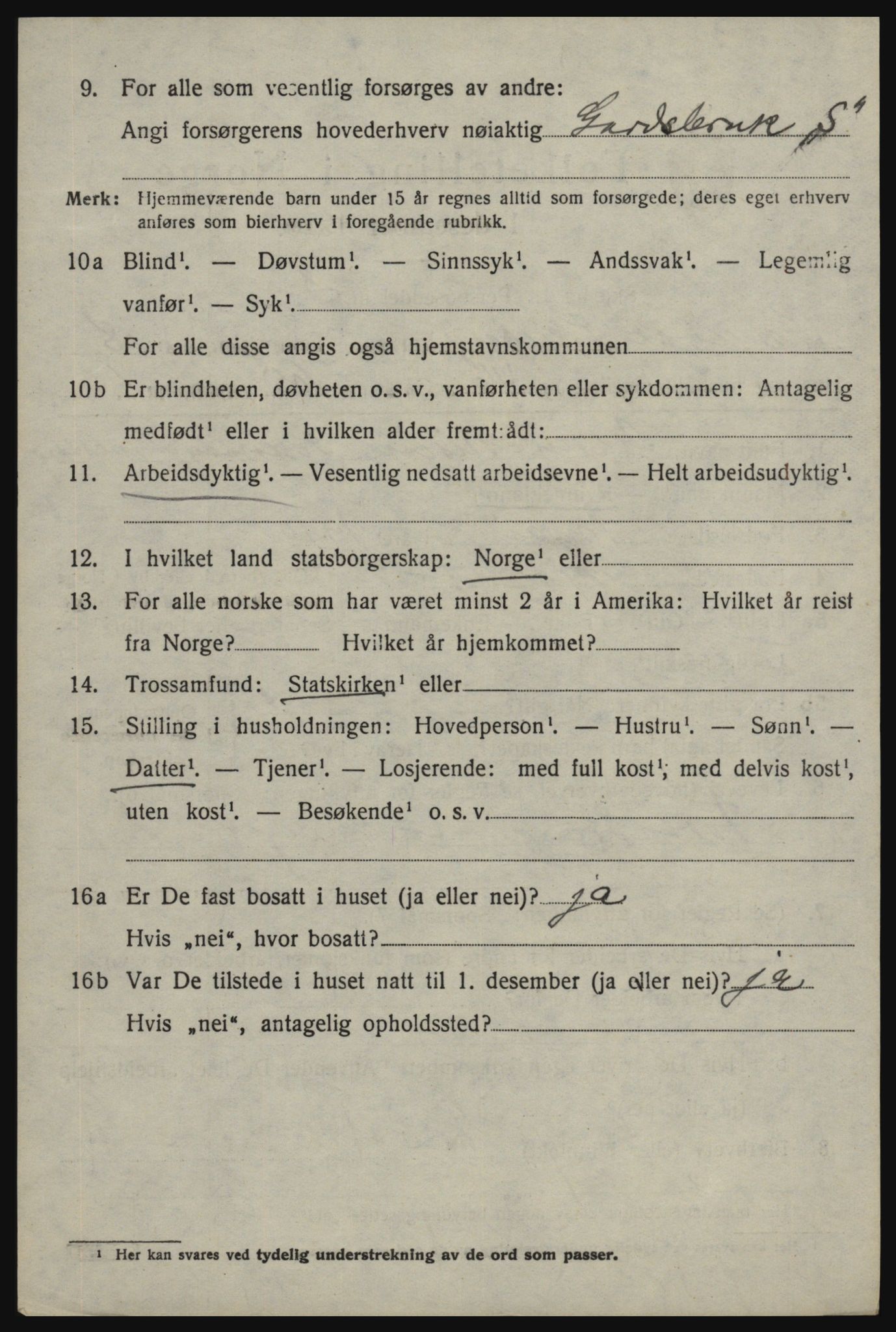 SAO, 1920 census for Skjeberg, 1920, p. 8388