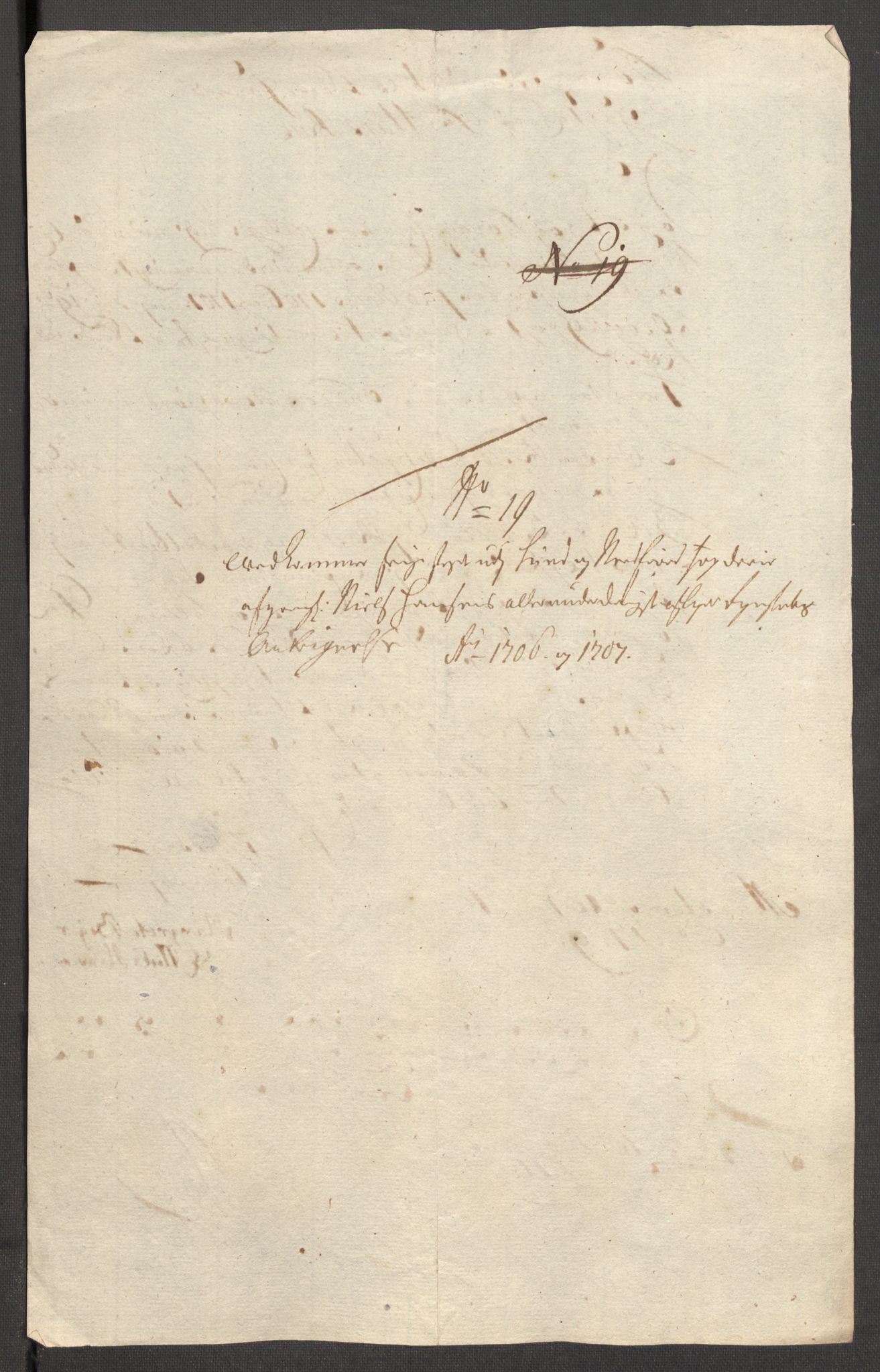 Rentekammeret inntil 1814, Reviderte regnskaper, Fogderegnskap, AV/RA-EA-4092/R53/L3430: Fogderegnskap Sunn- og Nordfjord, 1706-1707, p. 421