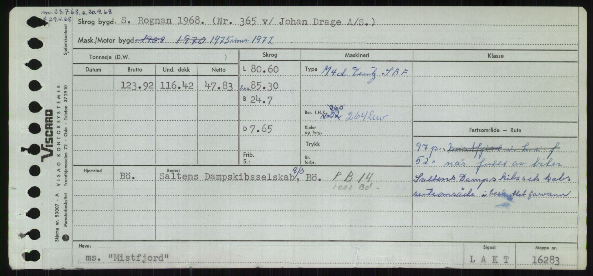 Sjøfartsdirektoratet med forløpere, Skipsmålingen, AV/RA-S-1627/H/Ha/L0004/0001: Fartøy, Mas-R / Fartøy, Mas-Odd, p. 173