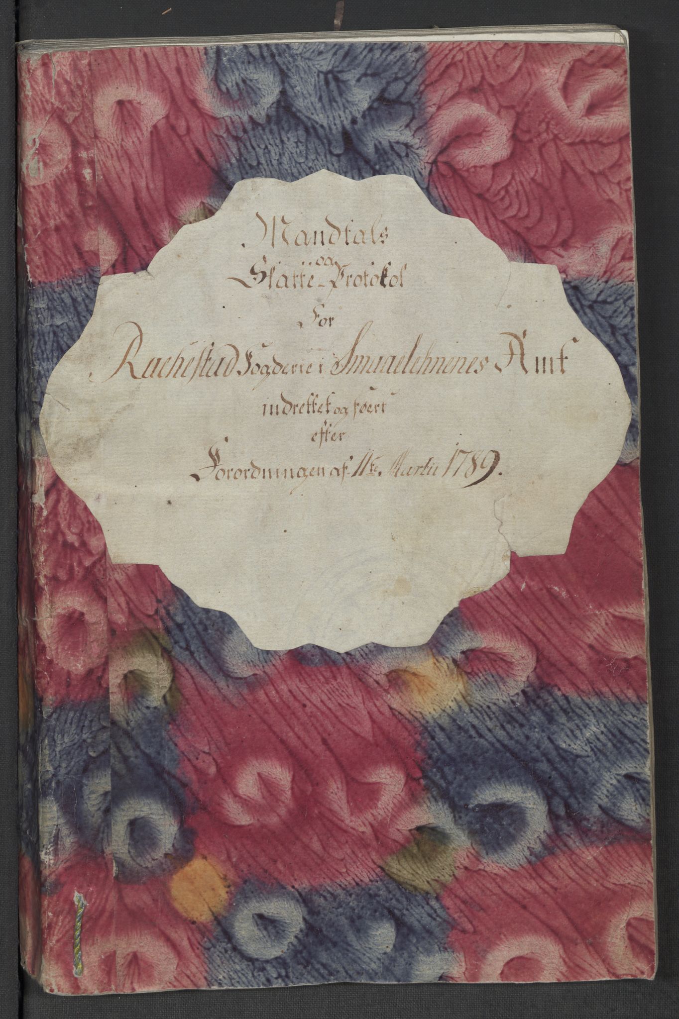 Rentekammeret inntil 1814, Reviderte regnskaper, Mindre regnskaper, RA/EA-4068/Rf/Rfe/L0035: Rakkestad, Heggen og Frøland fogderi, 1789, p. 107