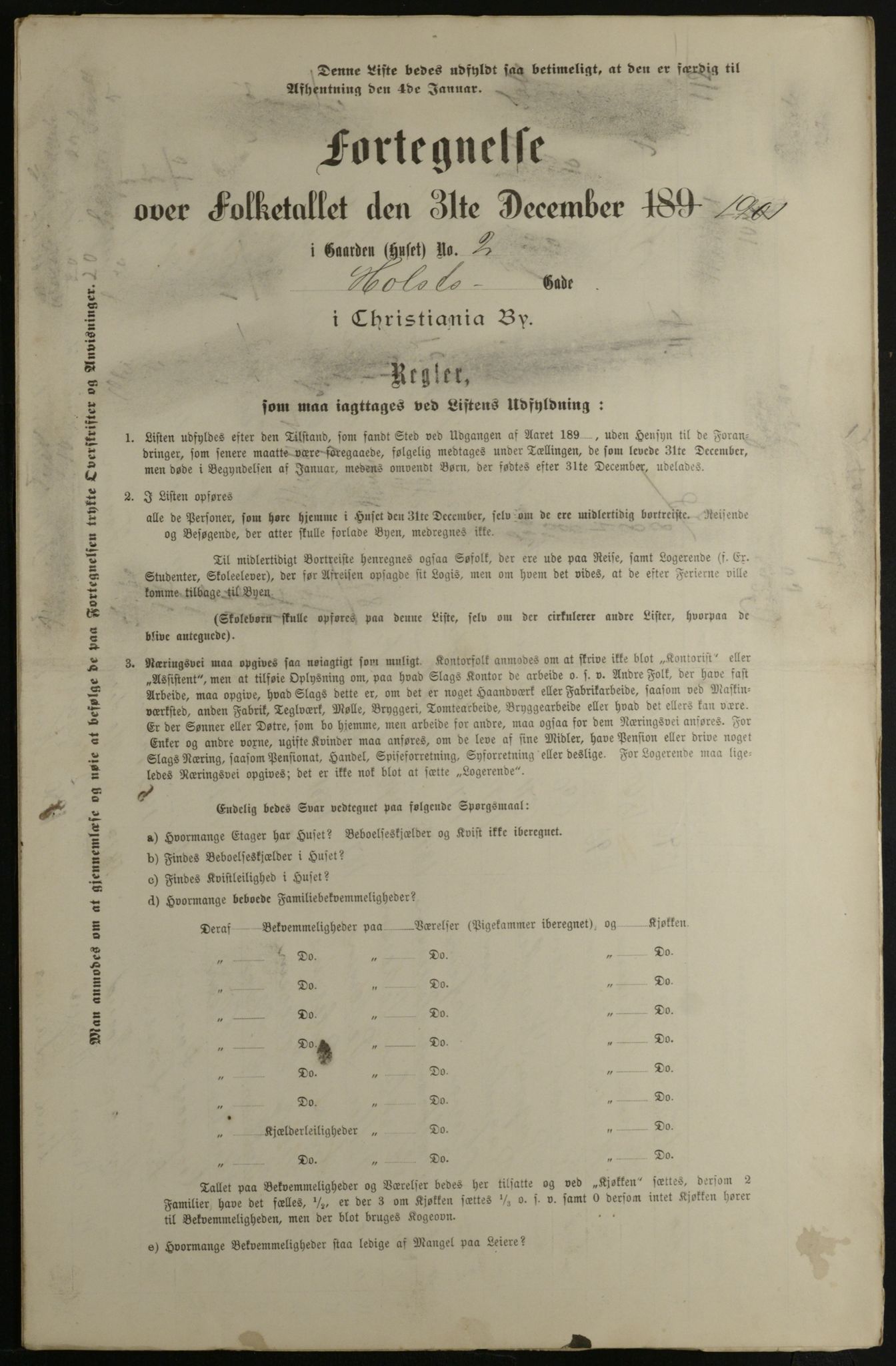 OBA, Municipal Census 1901 for Kristiania, 1901, p. 6455