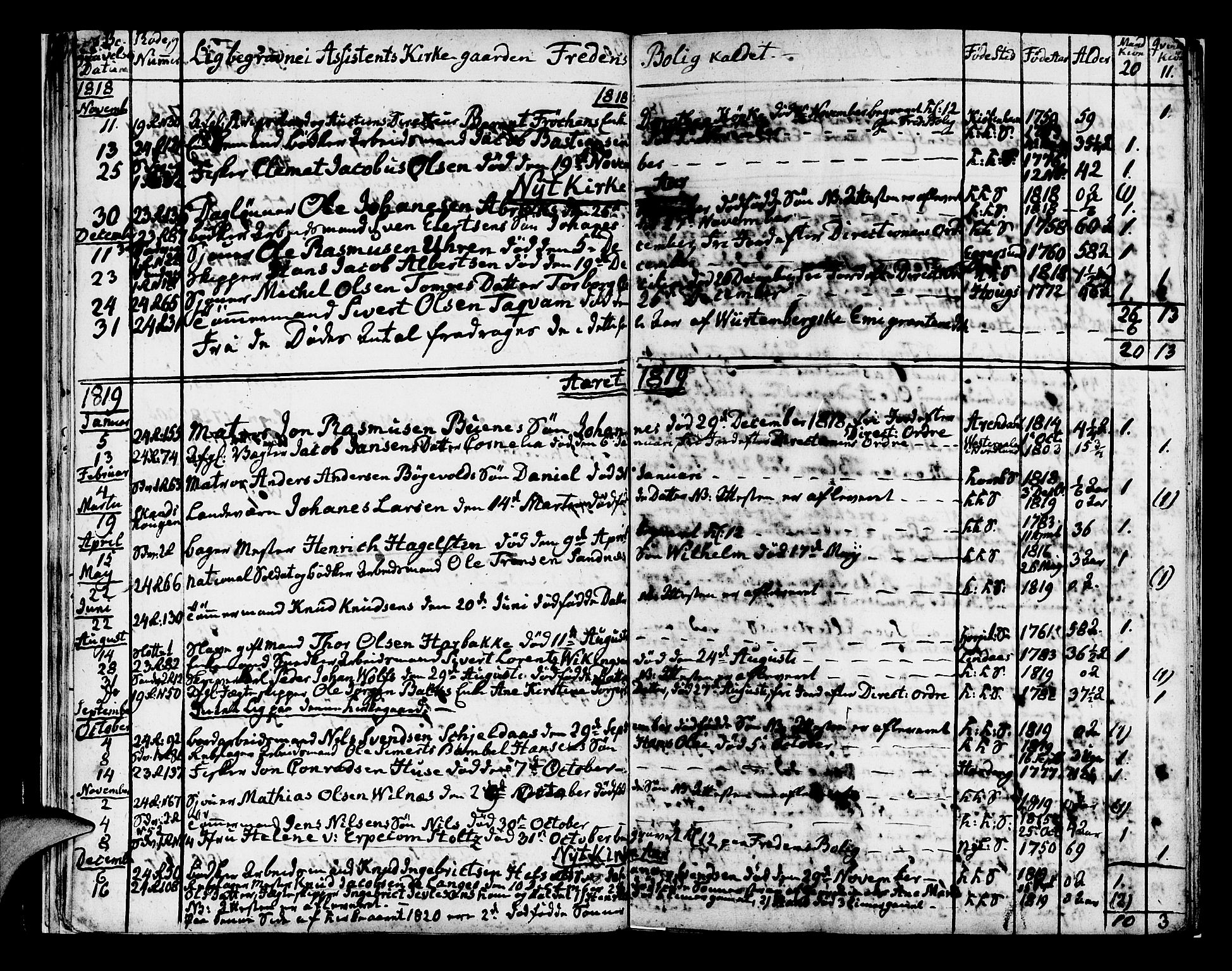Korskirken sokneprestembete, AV/SAB-A-76101/H/Hab: Parish register (copy) no. A 1a, 1809-1832, p. 27