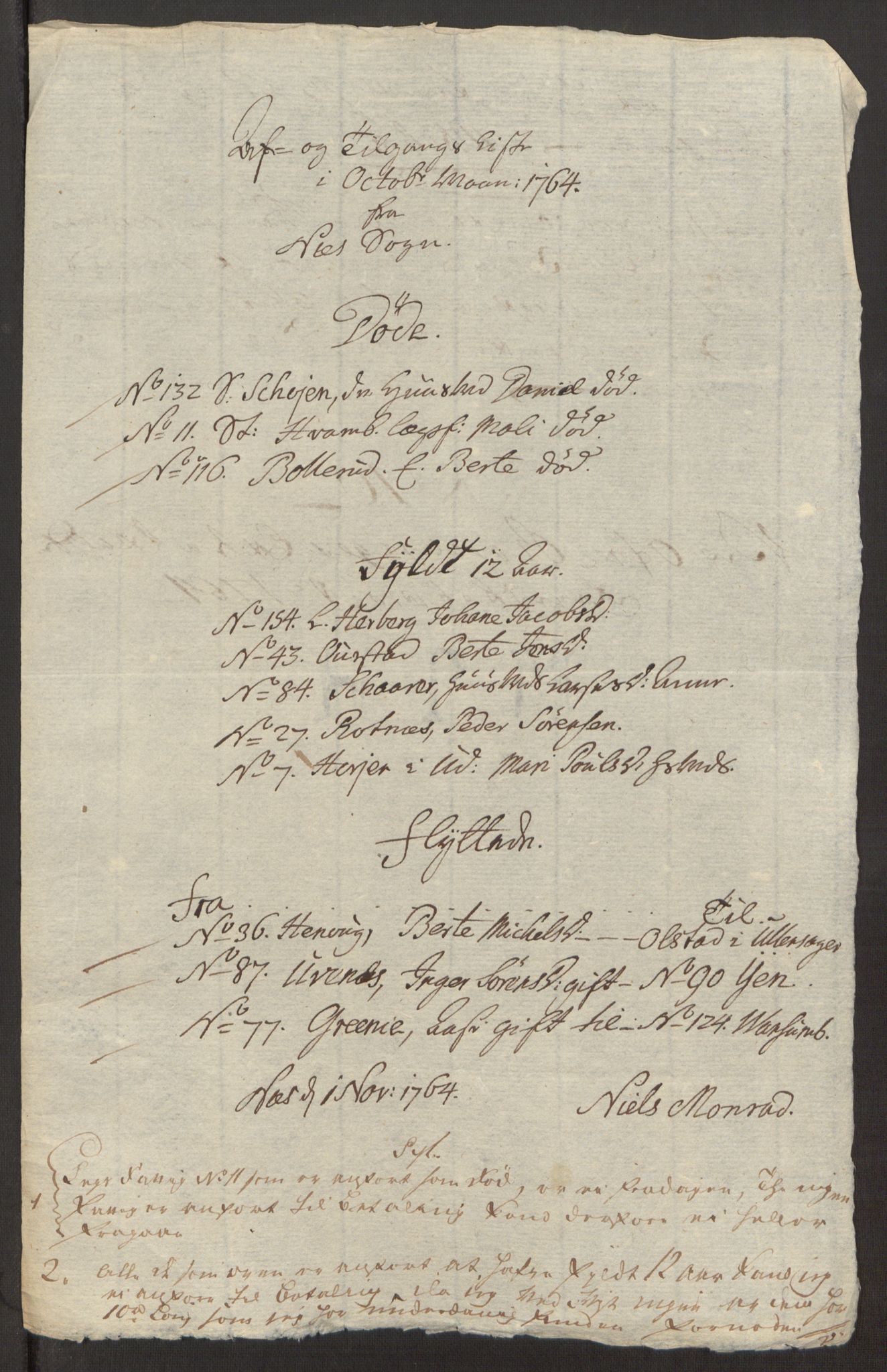 Rentekammeret inntil 1814, Reviderte regnskaper, Fogderegnskap, RA/EA-4092/R12/L0803: Ekstraskatten Øvre Romerike, 1763-1764, p. 324