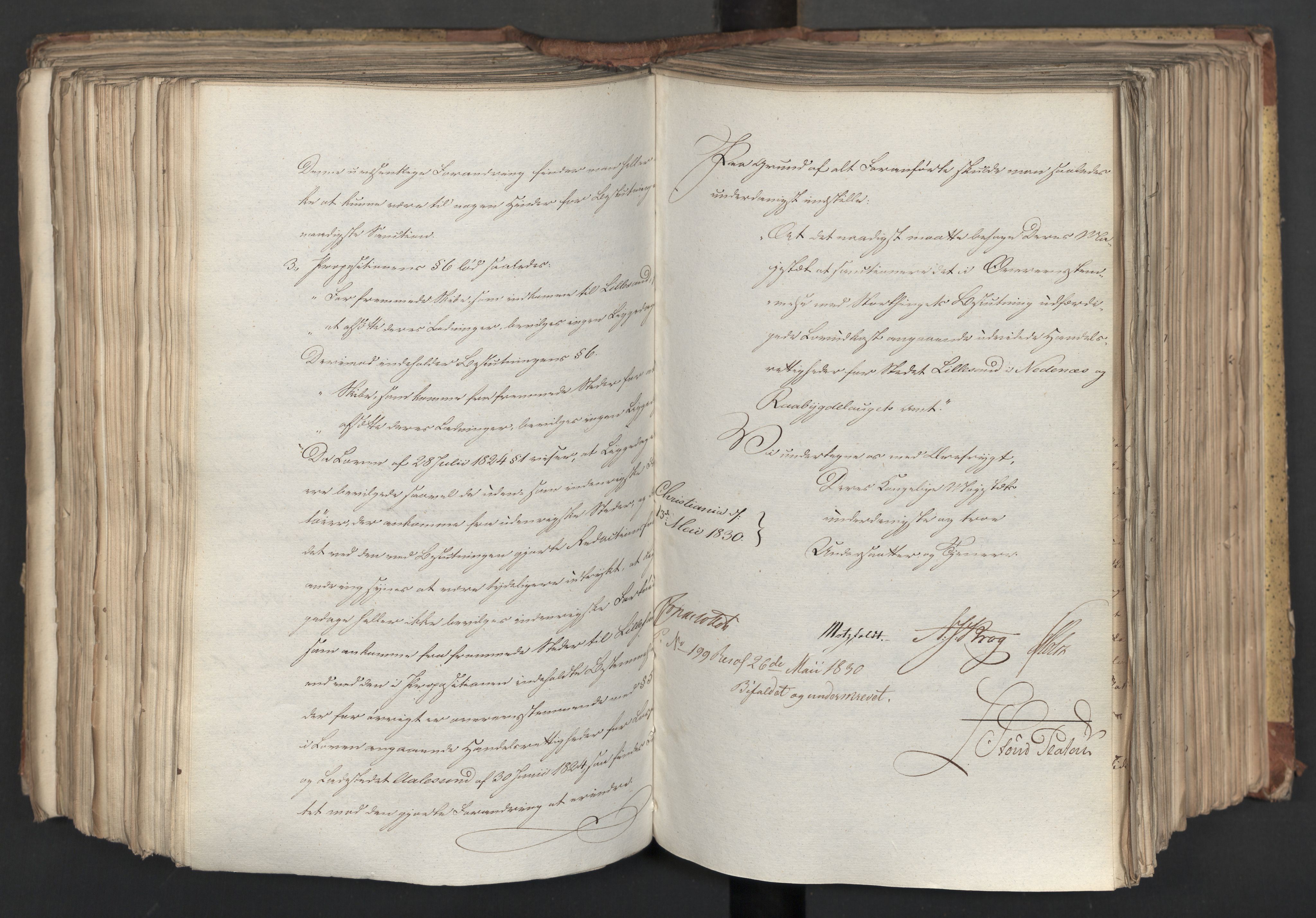 Statsrådsavdelingen i Stockholm, AV/RA-S-1003/D/Da/L0065: Regjeringsinnstillinger nr. 1-239, 1830, p. 461