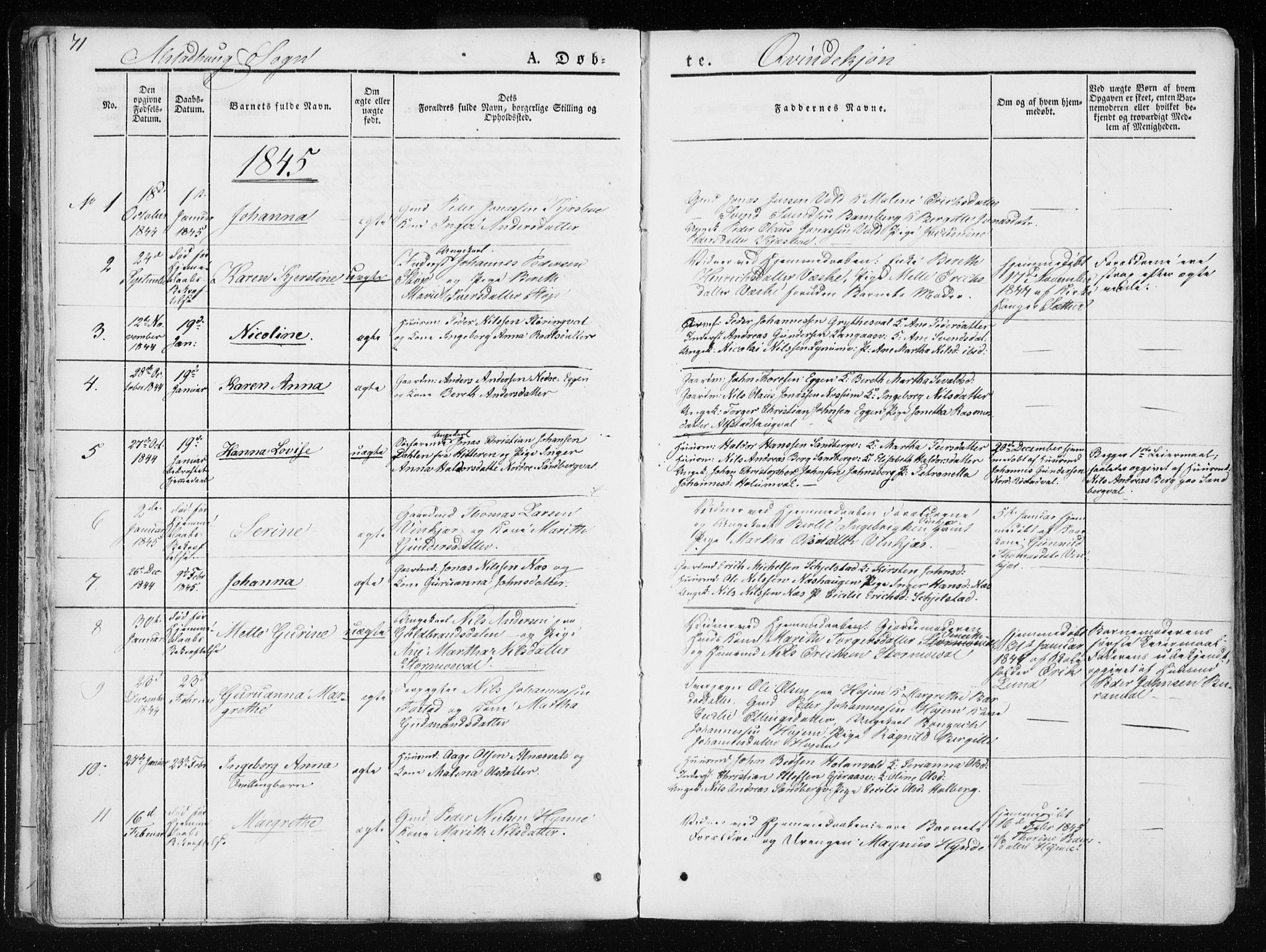 Ministerialprotokoller, klokkerbøker og fødselsregistre - Nord-Trøndelag, SAT/A-1458/717/L0154: Parish register (official) no. 717A06 /1, 1836-1849, p. 71