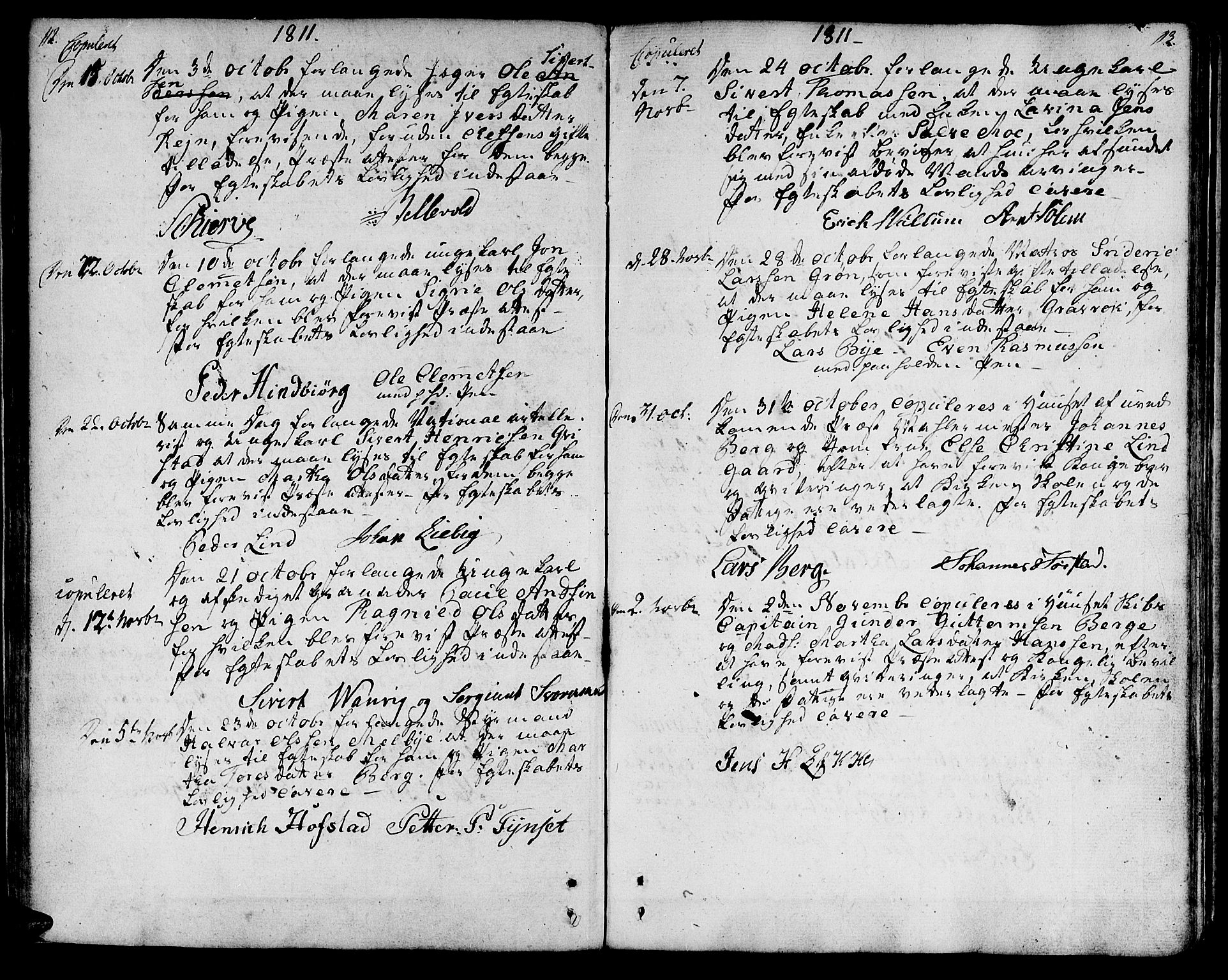Ministerialprotokoller, klokkerbøker og fødselsregistre - Sør-Trøndelag, AV/SAT-A-1456/601/L0042: Parish register (official) no. 601A10, 1802-1830, p. 112-113
