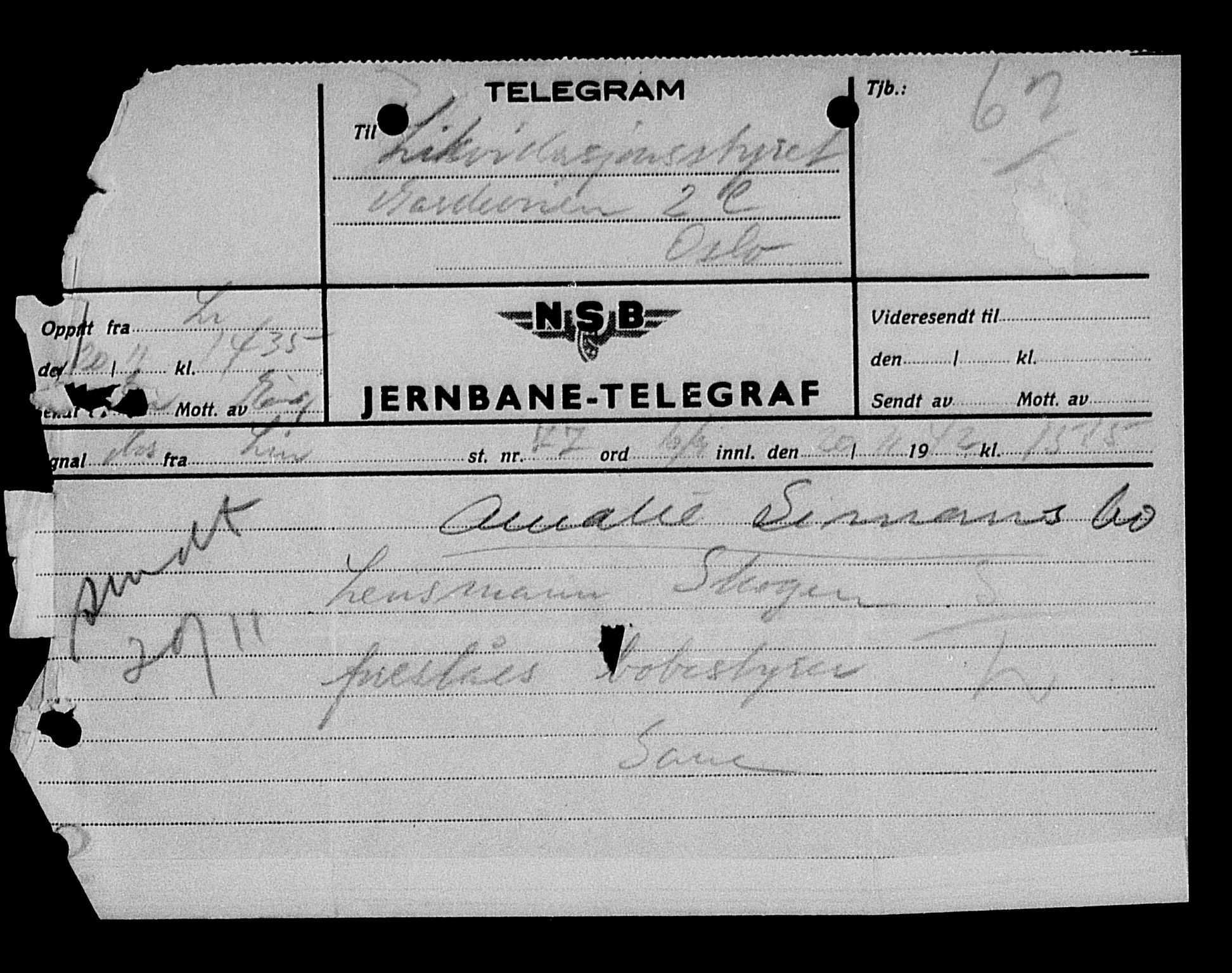 Justisdepartementet, Tilbakeføringskontoret for inndratte formuer, RA/S-1564/H/Hc/Hcd/L1007: --, 1945-1947, p. 65