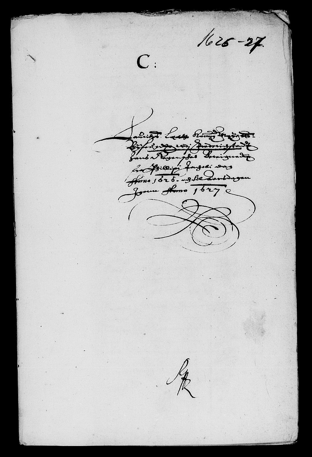 Rentekammeret inntil 1814, Reviderte regnskaper, Lensregnskaper, AV/RA-EA-5023/R/Rb/Rba/L0076: Akershus len, 1626-1627