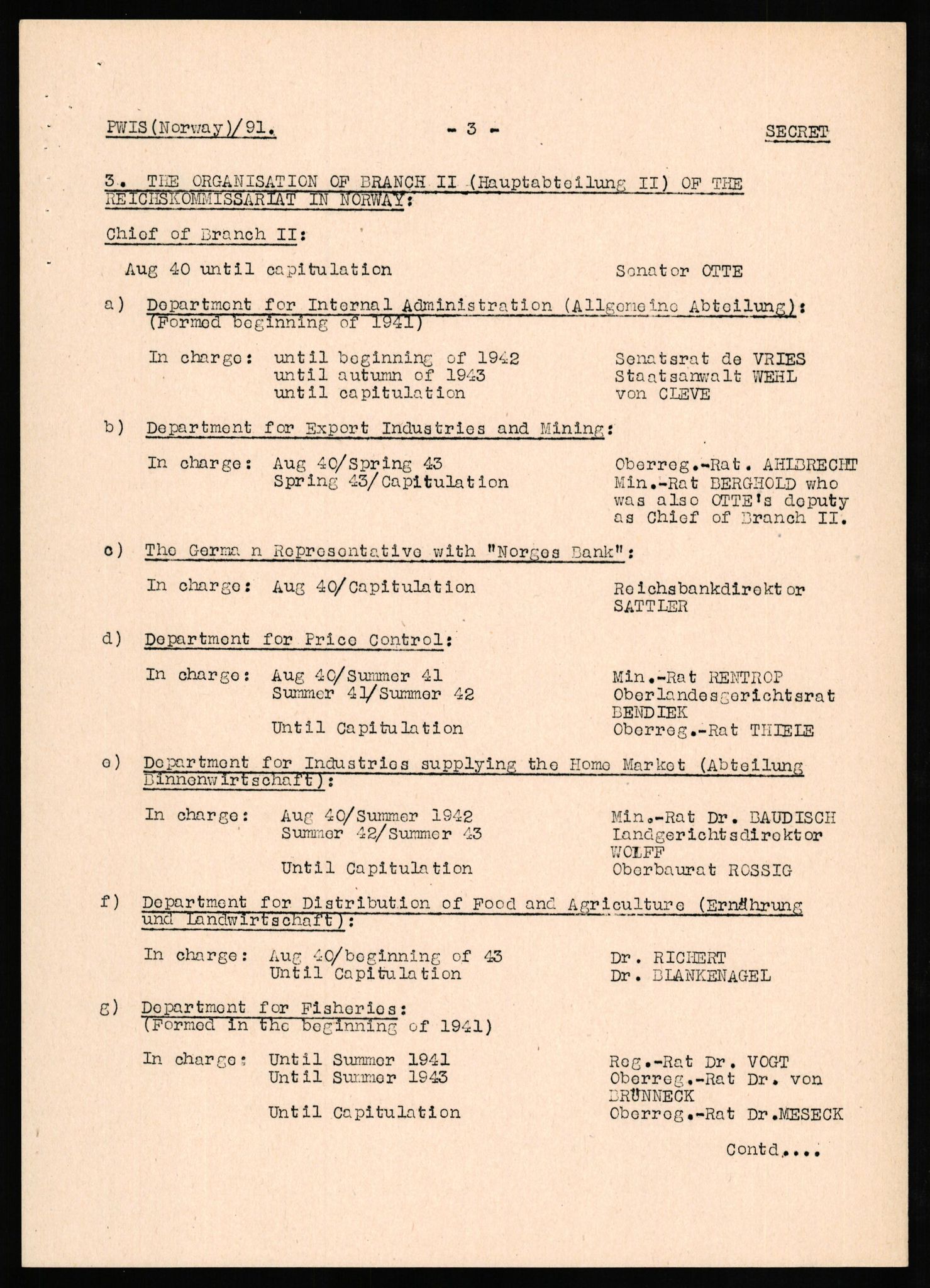 Forsvaret, Forsvarets overkommando II, AV/RA-RAFA-3915/D/Db/L0025: CI Questionaires. Tyske okkupasjonsstyrker i Norge. Tyskere., 1945-1946, p. 83