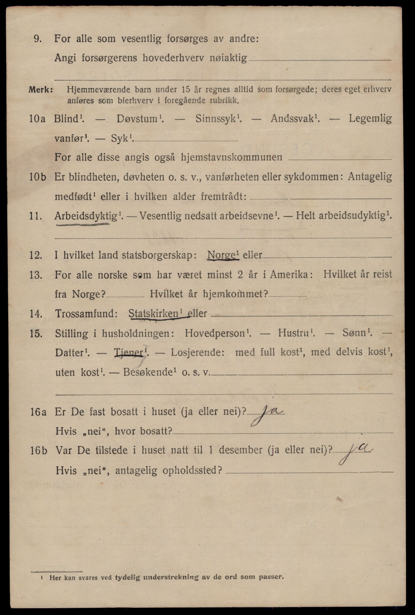 SAST, 1920 census for Haugesund, 1920, p. 27452