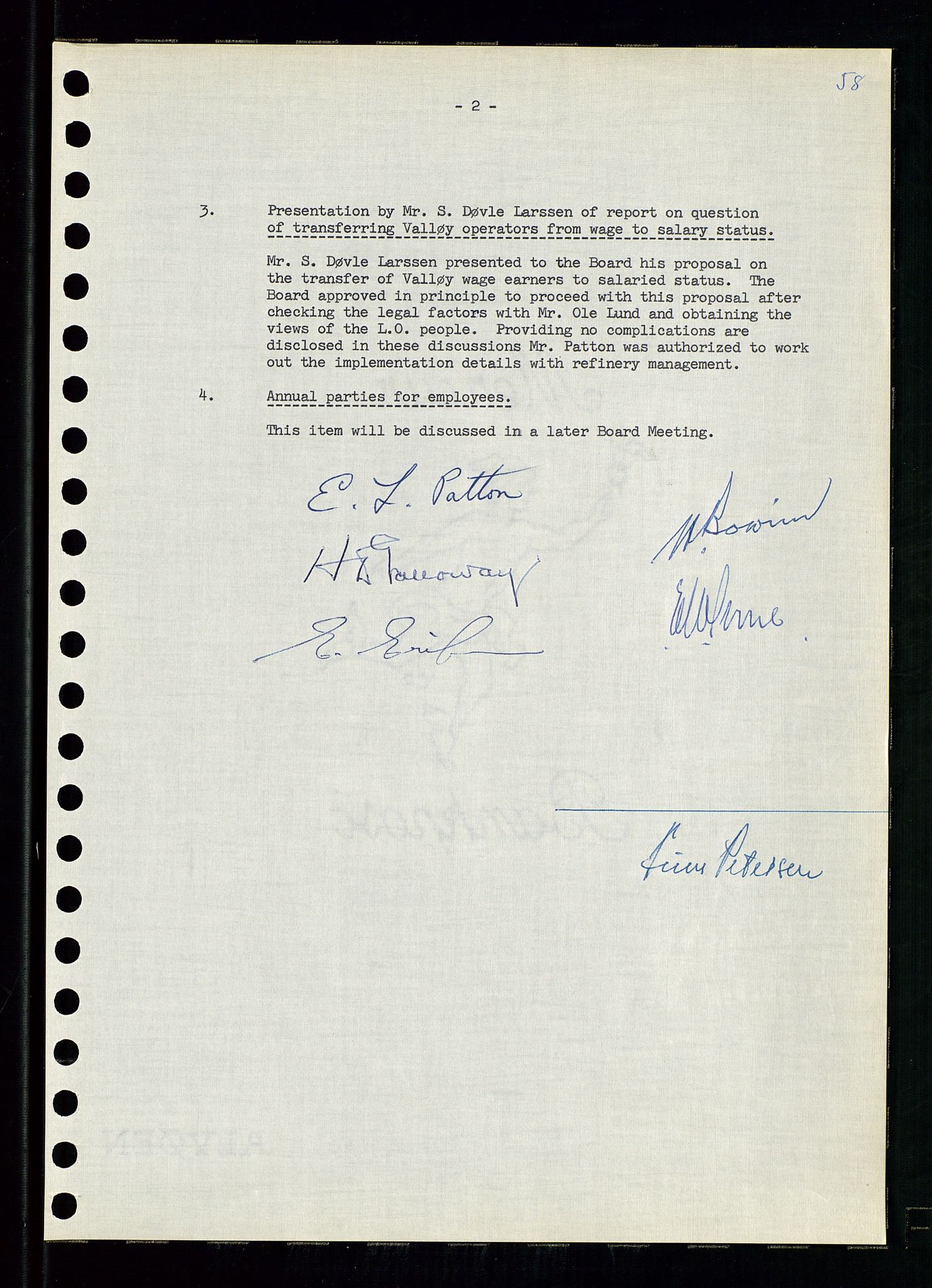 Pa 0982 - Esso Norge A/S, AV/SAST-A-100448/A/Aa/L0001/0004: Den administrerende direksjon Board minutes (styrereferater) / Den administrerende direksjon Board minutes (styrereferater), 1963-1964, p. 205