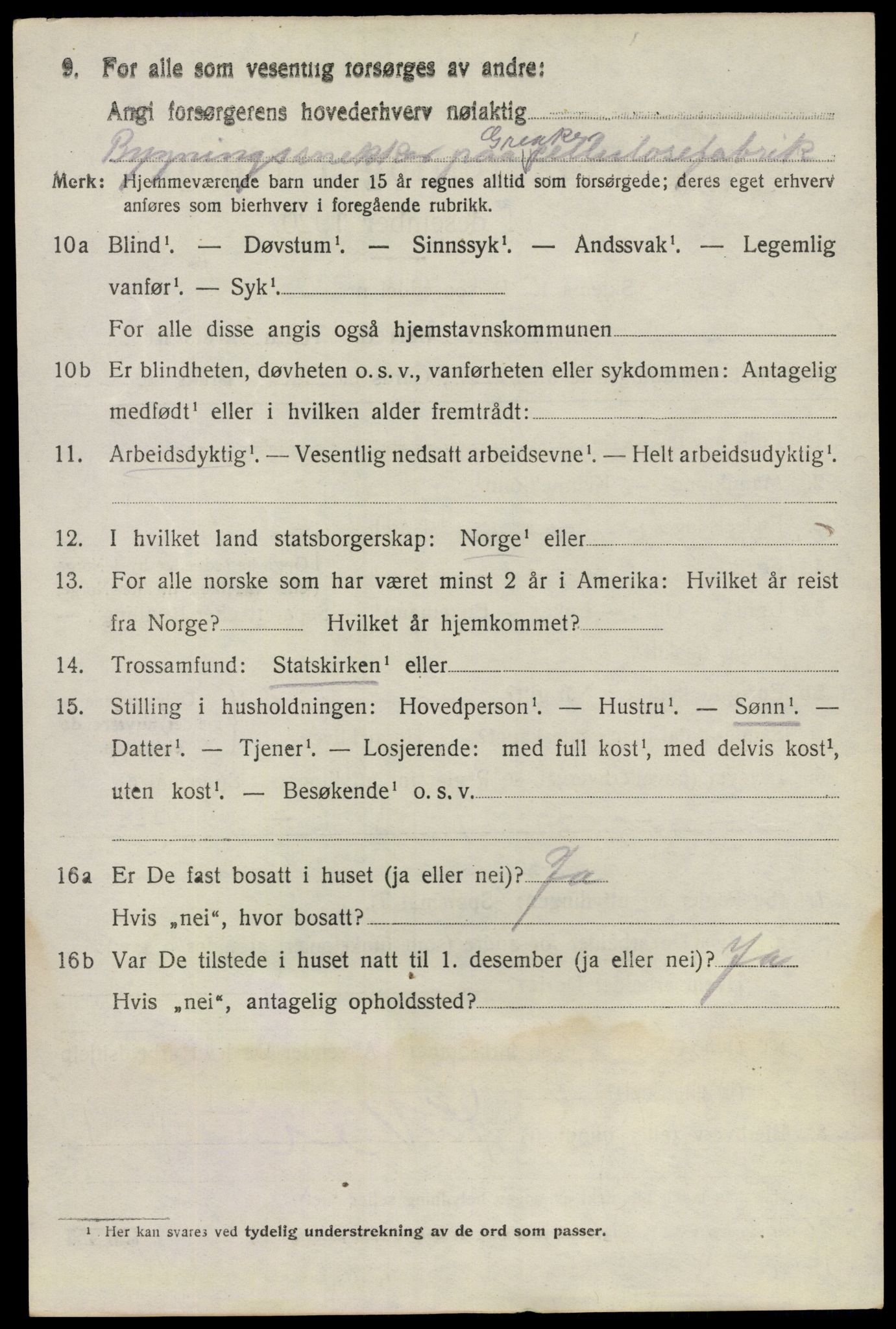 SAO, 1920 census for Tune, 1920, p. 10899