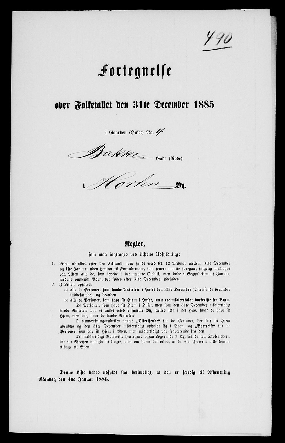 SAKO, 1885 census for 0703 Horten, 1885, p. 981