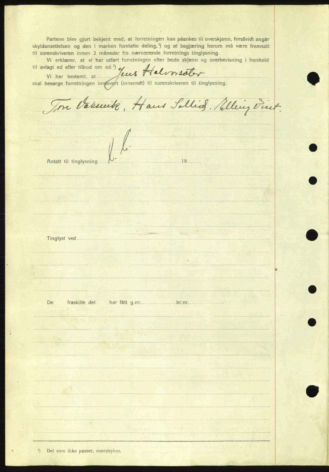 Nordre Sunnmøre sorenskriveri, AV/SAT-A-0006/1/2/2C/2Ca: Mortgage book no. A2, 1936-1937, Diary no: : 1640/1936