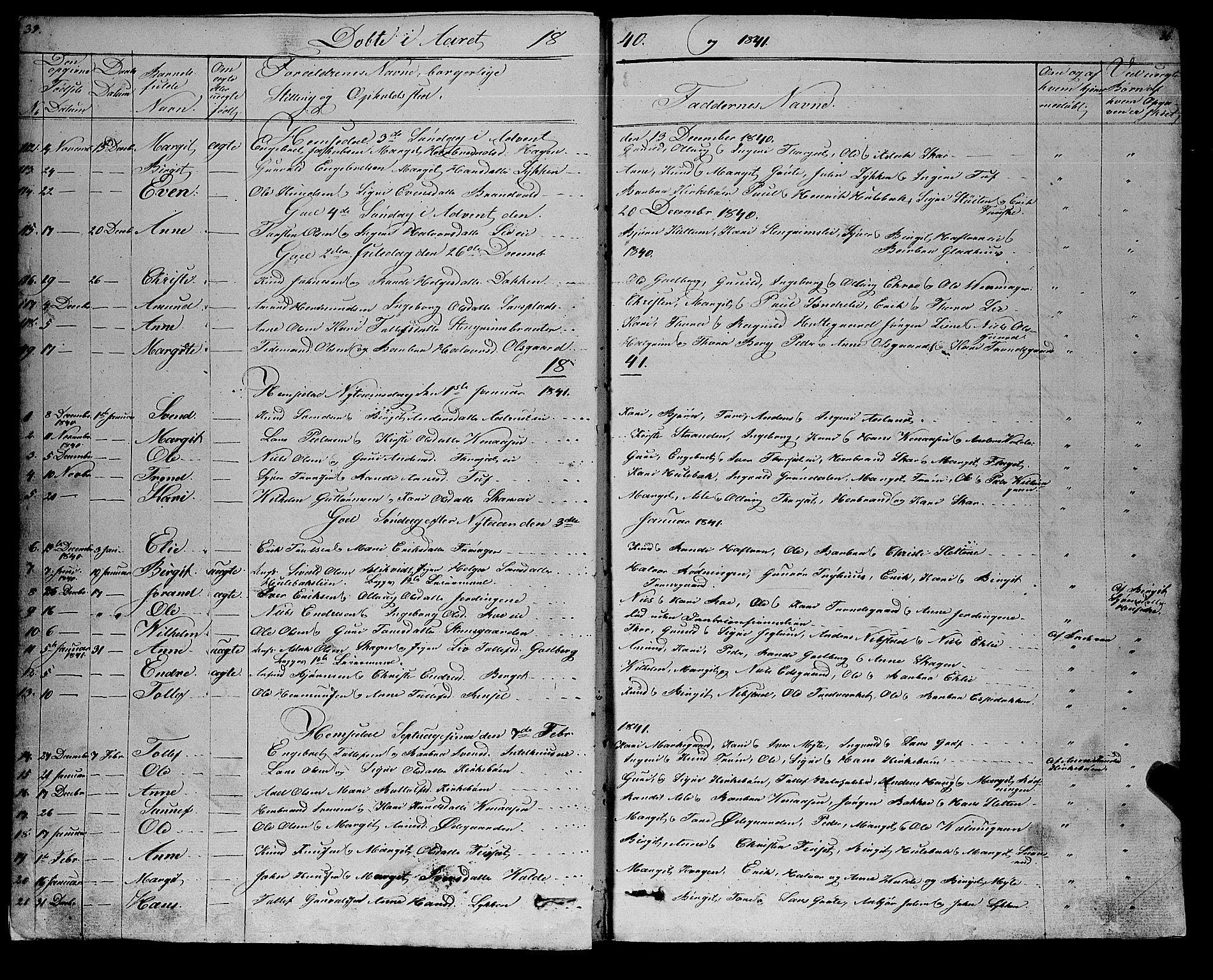 Gol kirkebøker, AV/SAKO-A-226/F/Fa/L0002: Parish register (official) no. I 2, 1837-1863, p. 35-36