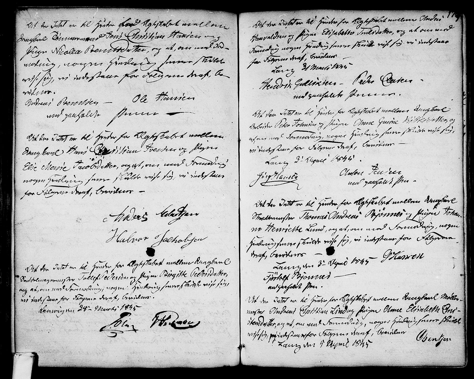 Larvik kirkebøker, AV/SAKO-A-352/G/Ga/L0001: Parish register (copy) no. I 1, 1785-1807, p. 179