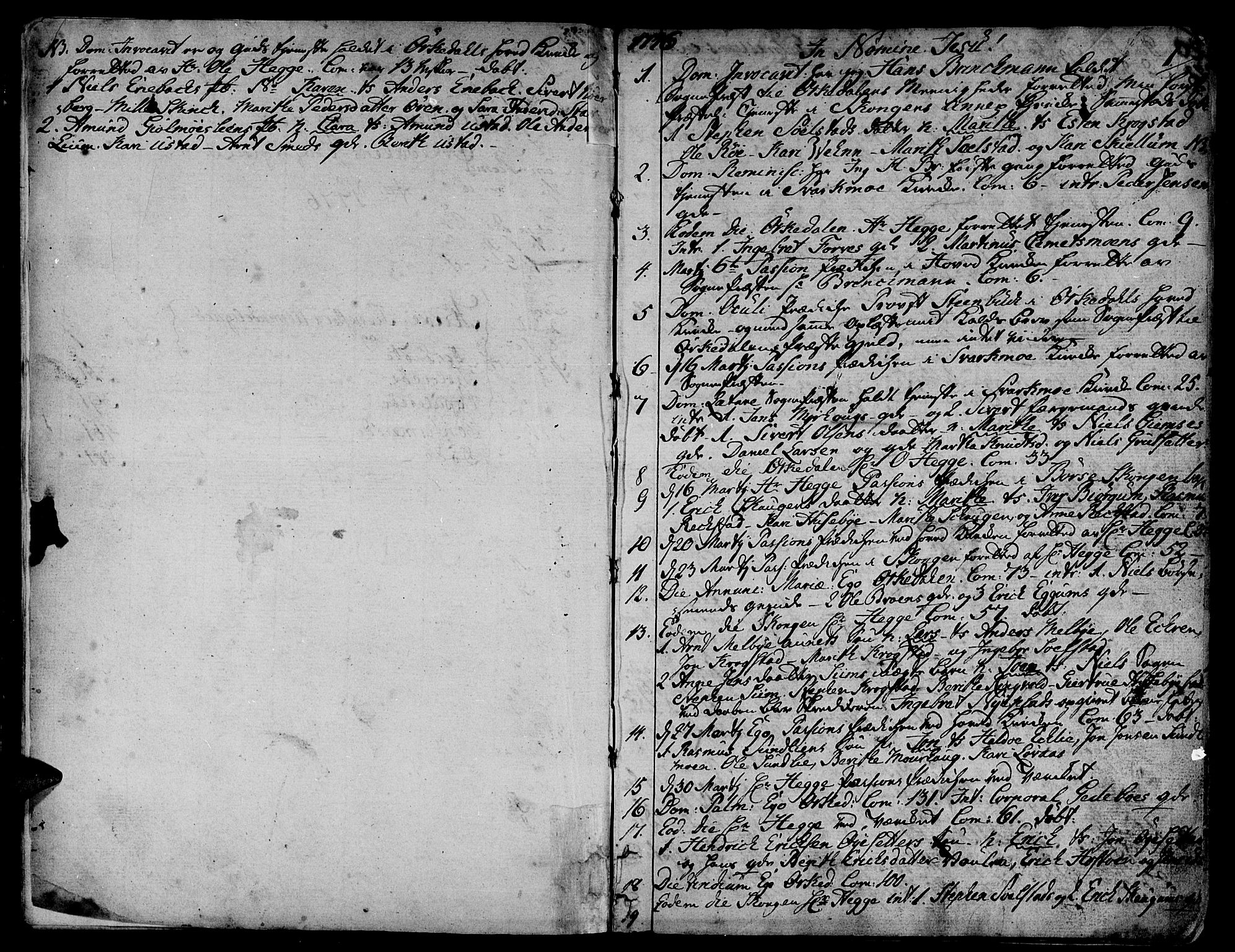 Ministerialprotokoller, klokkerbøker og fødselsregistre - Sør-Trøndelag, SAT/A-1456/668/L0802: Parish register (official) no. 668A02, 1776-1799, p. 0-1