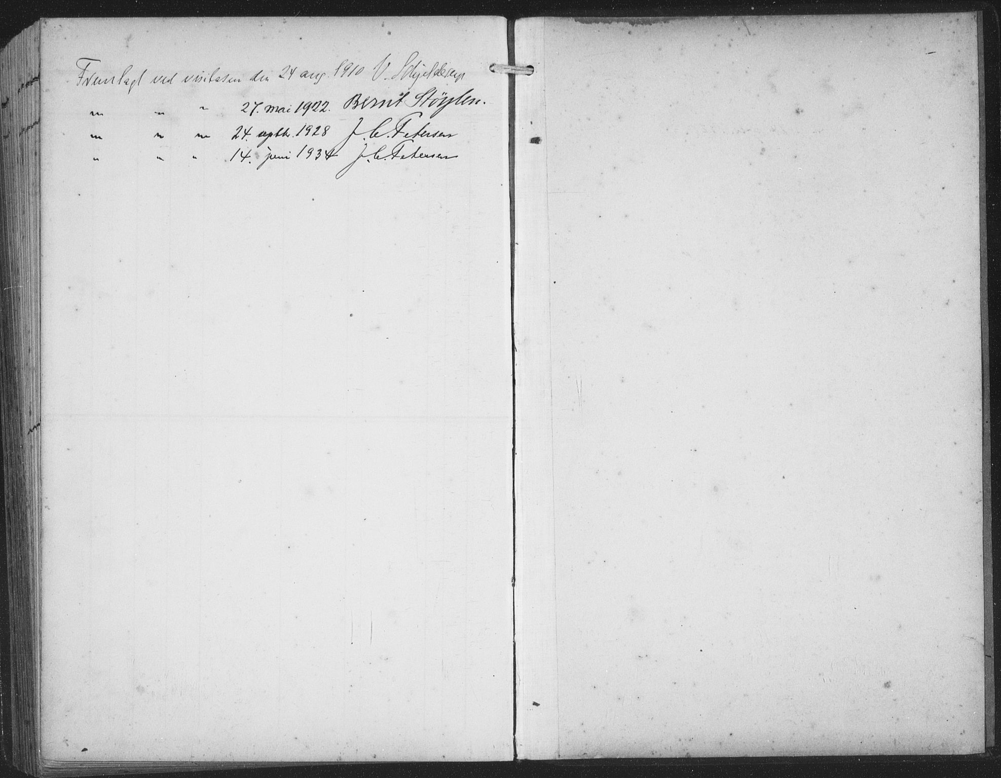 Sokndal sokneprestkontor, SAST/A-101808: Parish register (copy) no. B 8, 1908-1934