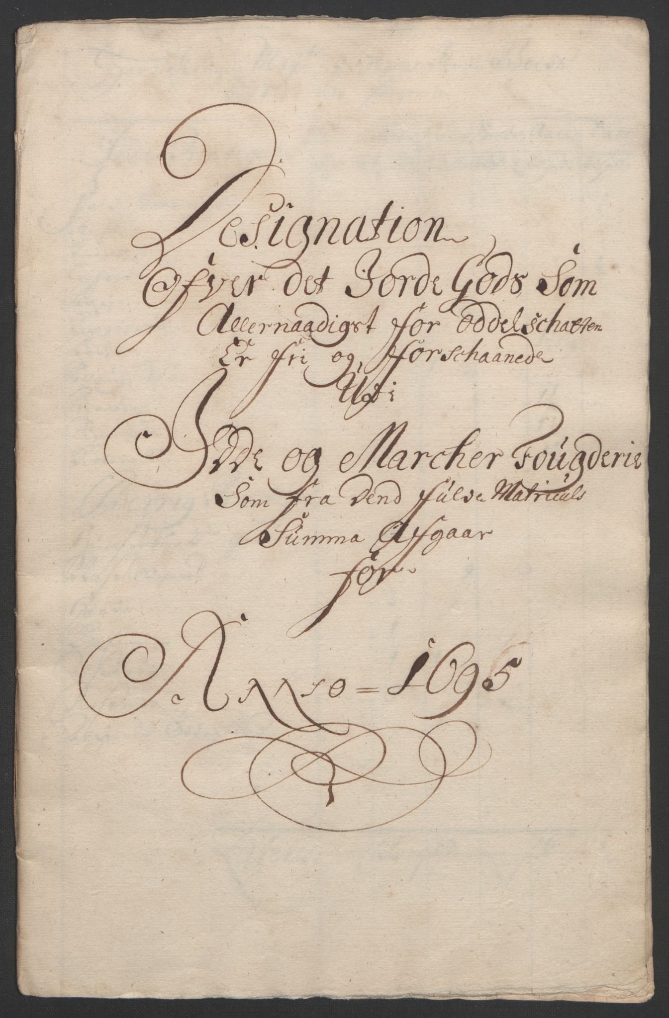 Rentekammeret inntil 1814, Reviderte regnskaper, Fogderegnskap, RA/EA-4092/R01/L0012: Fogderegnskap Idd og Marker, 1694-1695, p. 265