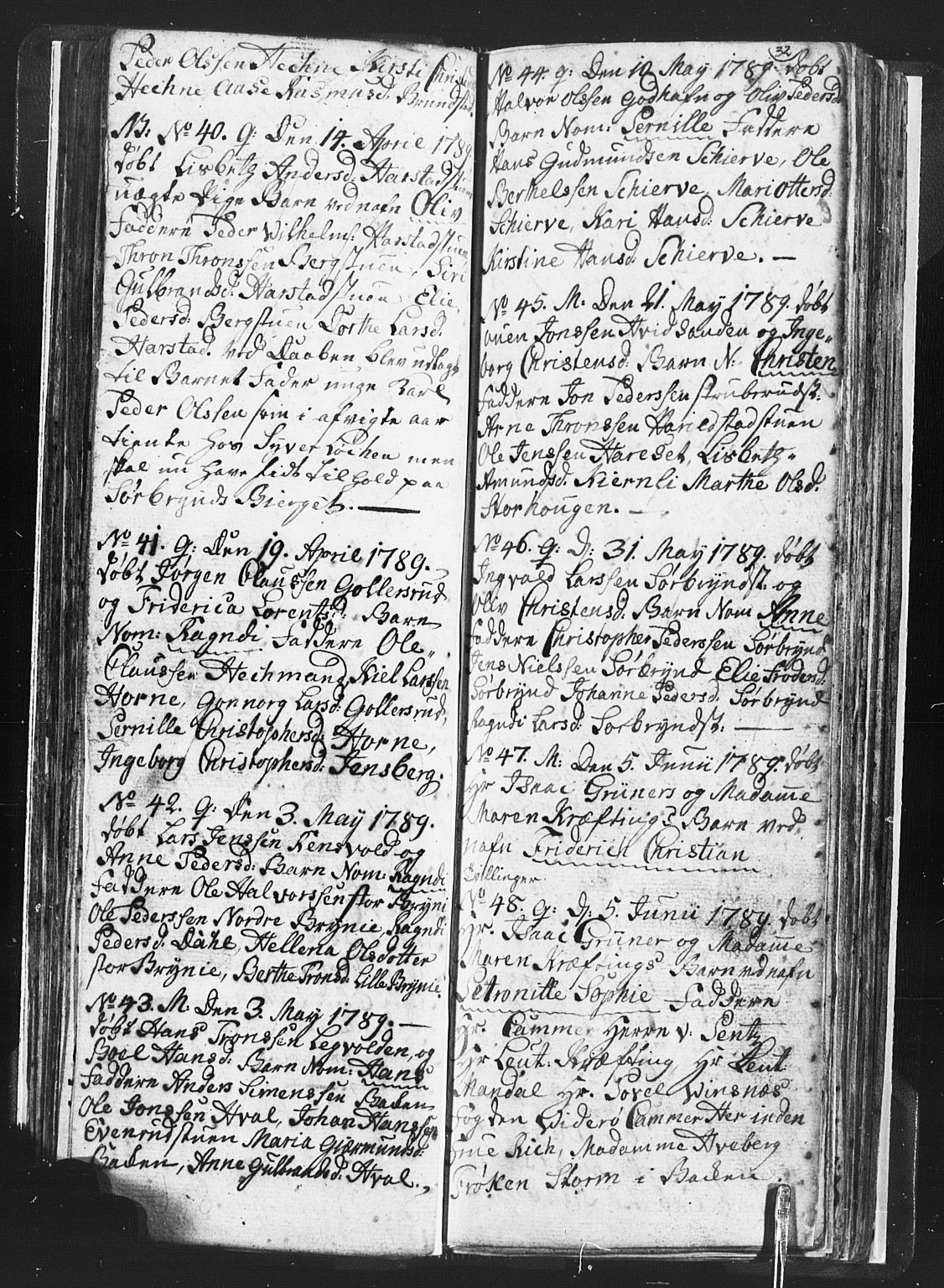 Romedal prestekontor, AV/SAH-PREST-004/L/L0001: Parish register (copy) no. 1, 1785-1794, p. 32