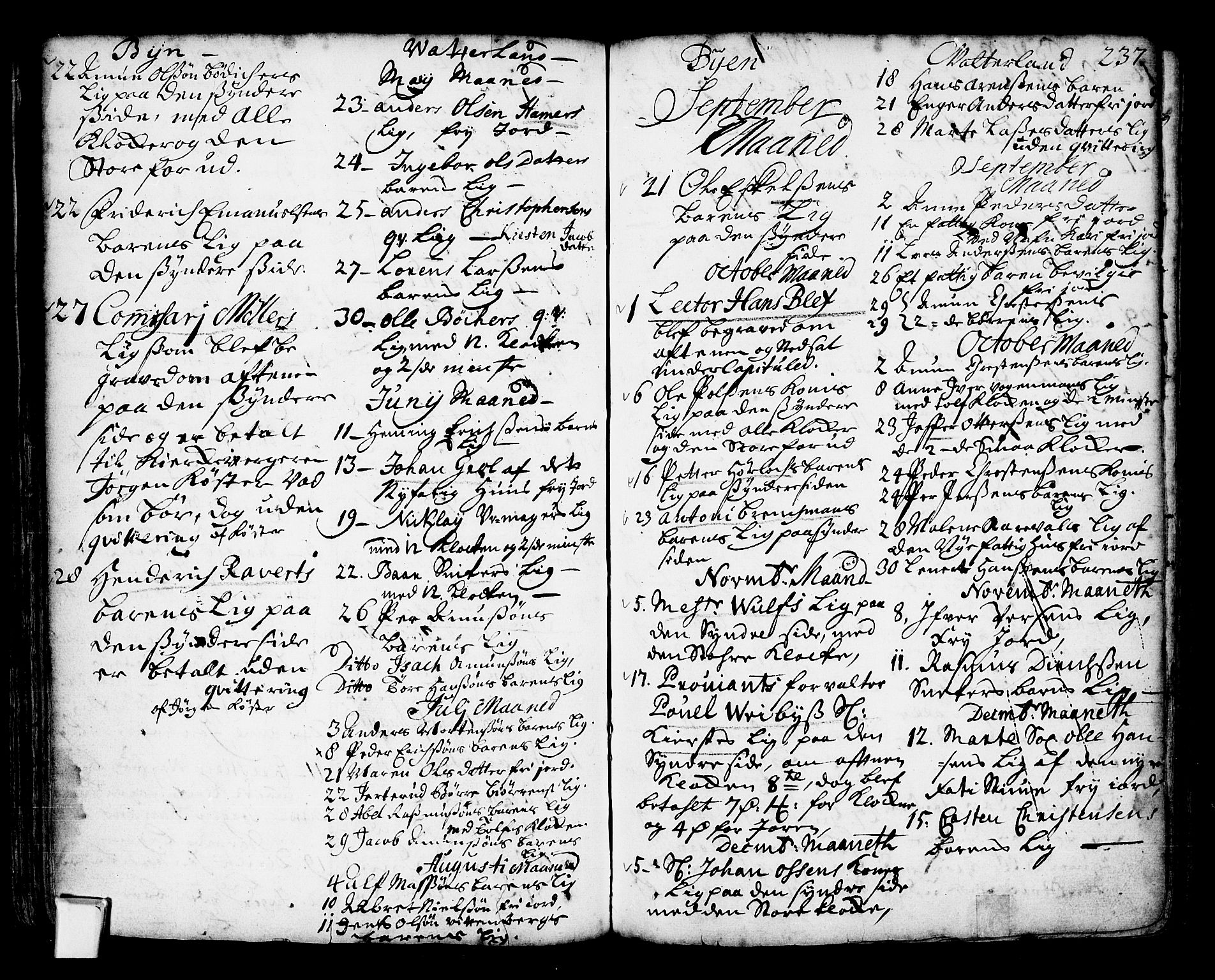 Oslo domkirke Kirkebøker, AV/SAO-A-10752/F/Fa/L0002: Parish register (official) no. 2, 1705-1730, p. 237