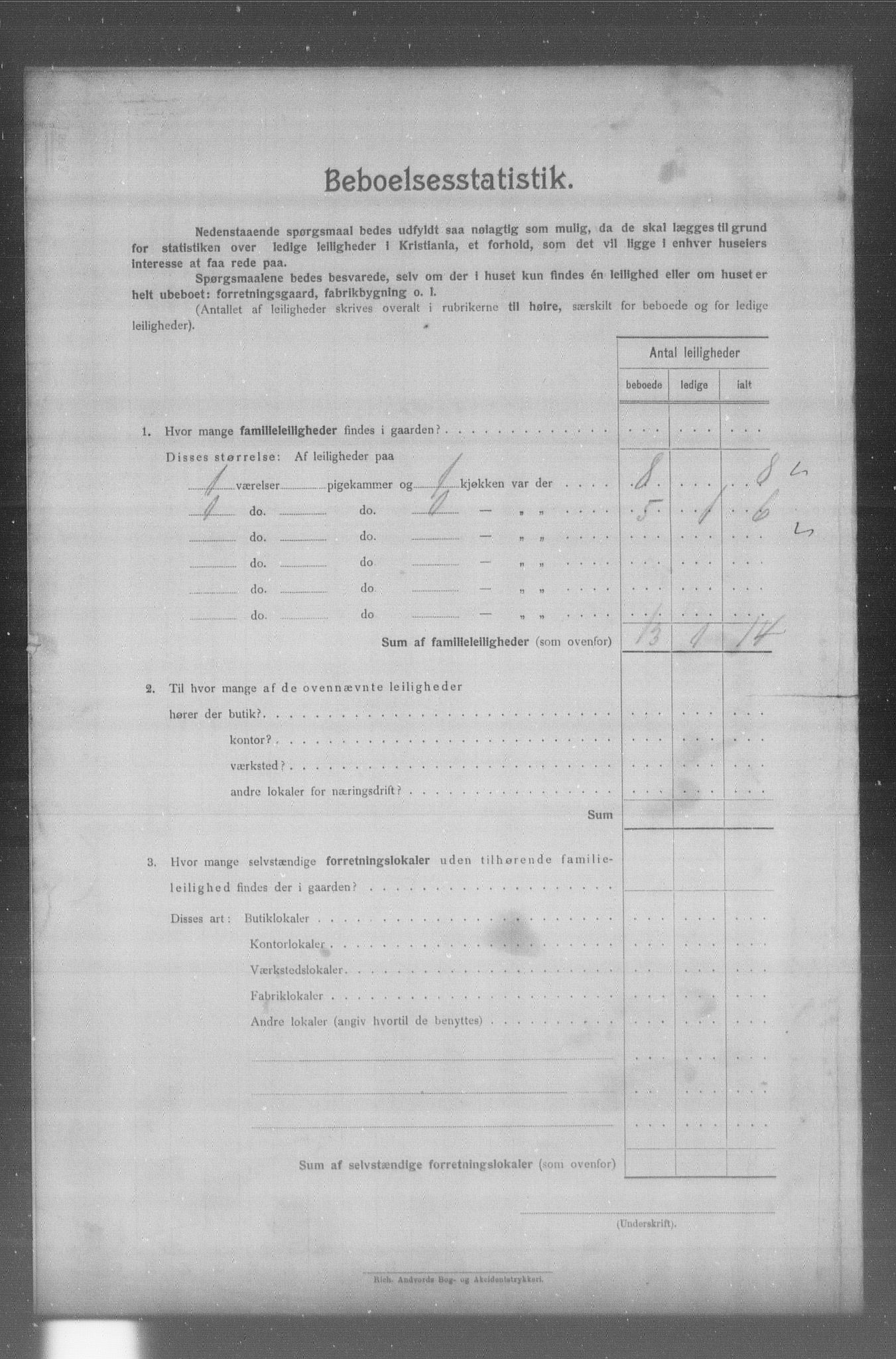 OBA, Municipal Census 1904 for Kristiania, 1904, p. 18627