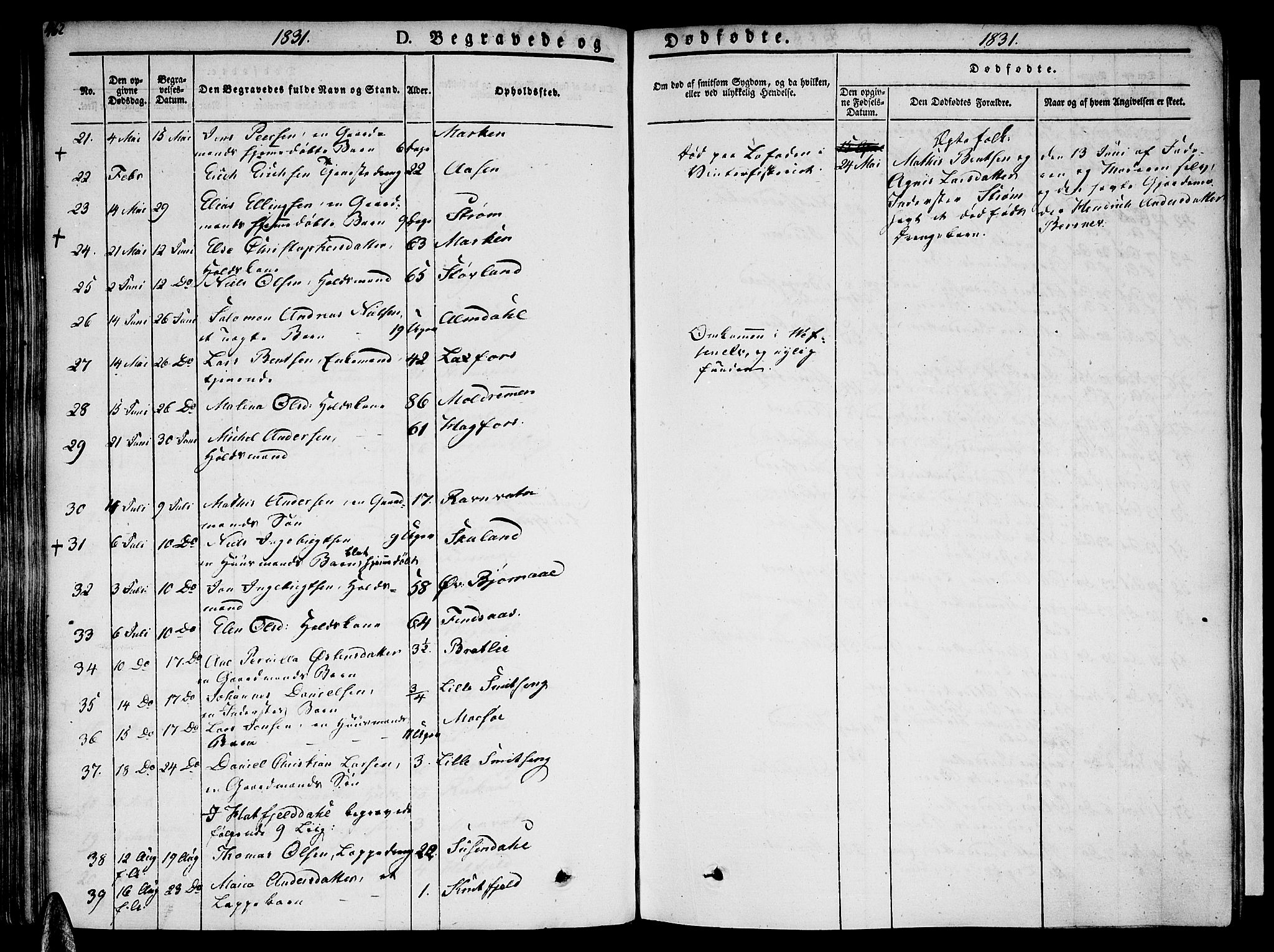 Ministerialprotokoller, klokkerbøker og fødselsregistre - Nordland, AV/SAT-A-1459/820/L0290: Parish register (official) no. 820A11, 1826-1845, p. 462