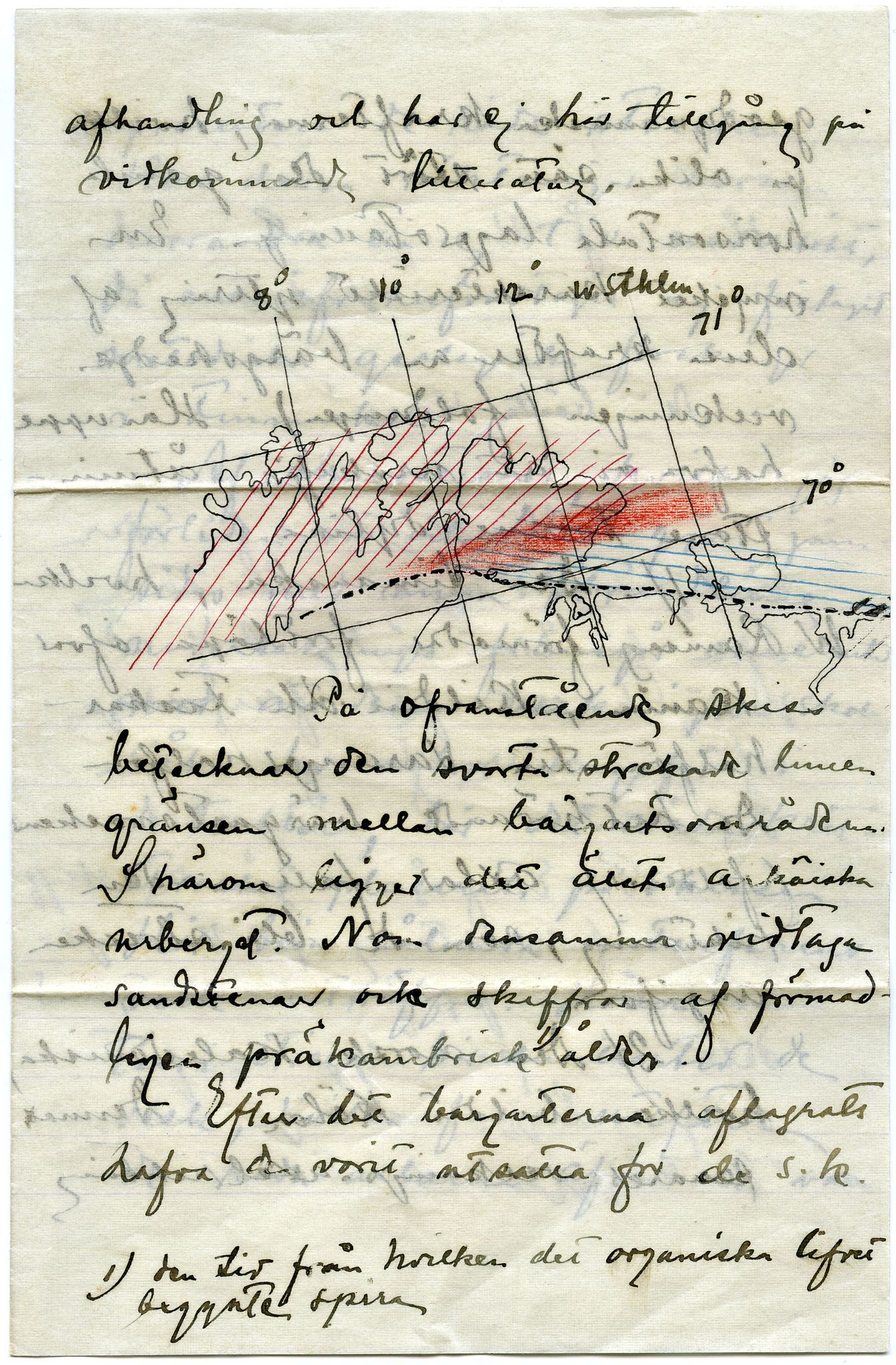 Johan Beronkas testamentariske gave, FMFB/A-1098/E/L0002: Brev fra den finske geologen og geografen Väinö Tanner, 1905, p. 3