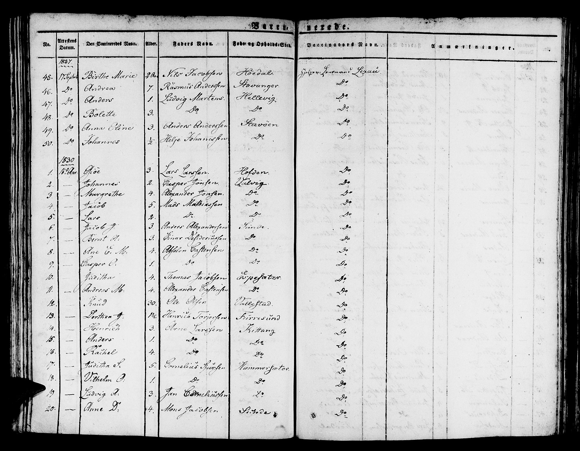 Kinn sokneprestembete, AV/SAB-A-80801/H/Haa/Haaa/L0004/0002: Parish register (official) no. A 4II, 1822-1840, p. 16