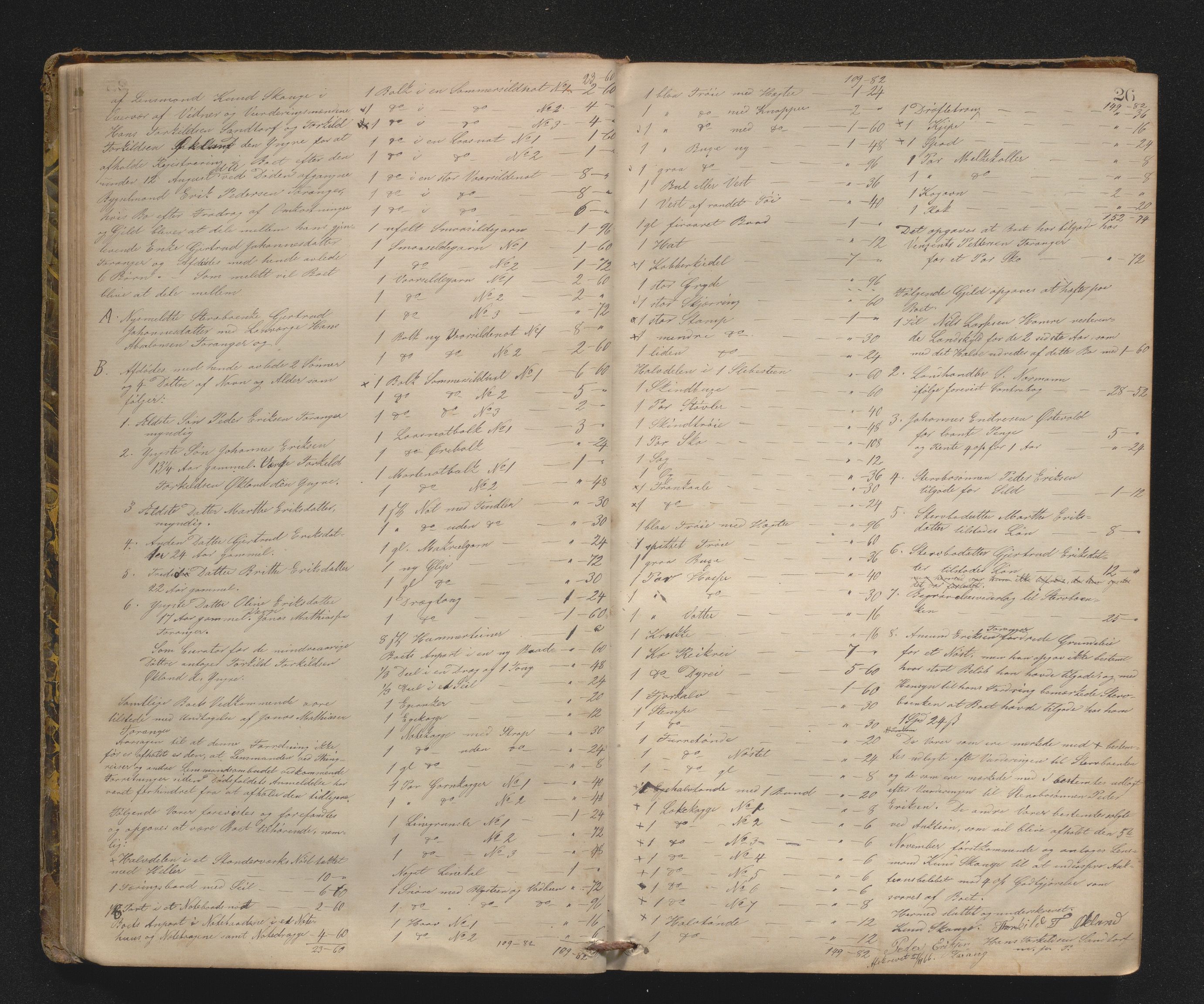 Lensmannen i Sund og Austevoll, AV/SAB-A-35201/0006/L0010: Registreringsprotokoll, 1863-1877, p. 25b-26a