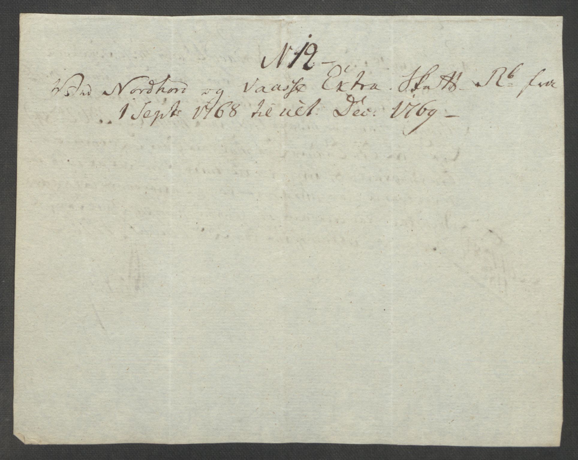 Rentekammeret inntil 1814, Reviderte regnskaper, Fogderegnskap, AV/RA-EA-4092/R51/L3303: Ekstraskatten Nordhordland og Voss, 1762-1772, p. 379