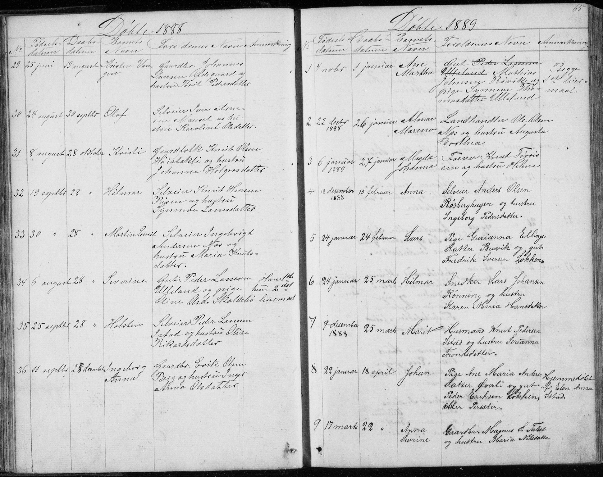 Ministerialprotokoller, klokkerbøker og fødselsregistre - Møre og Romsdal, SAT/A-1454/557/L0684: Parish register (copy) no. 557C02, 1863-1944, p. 65
