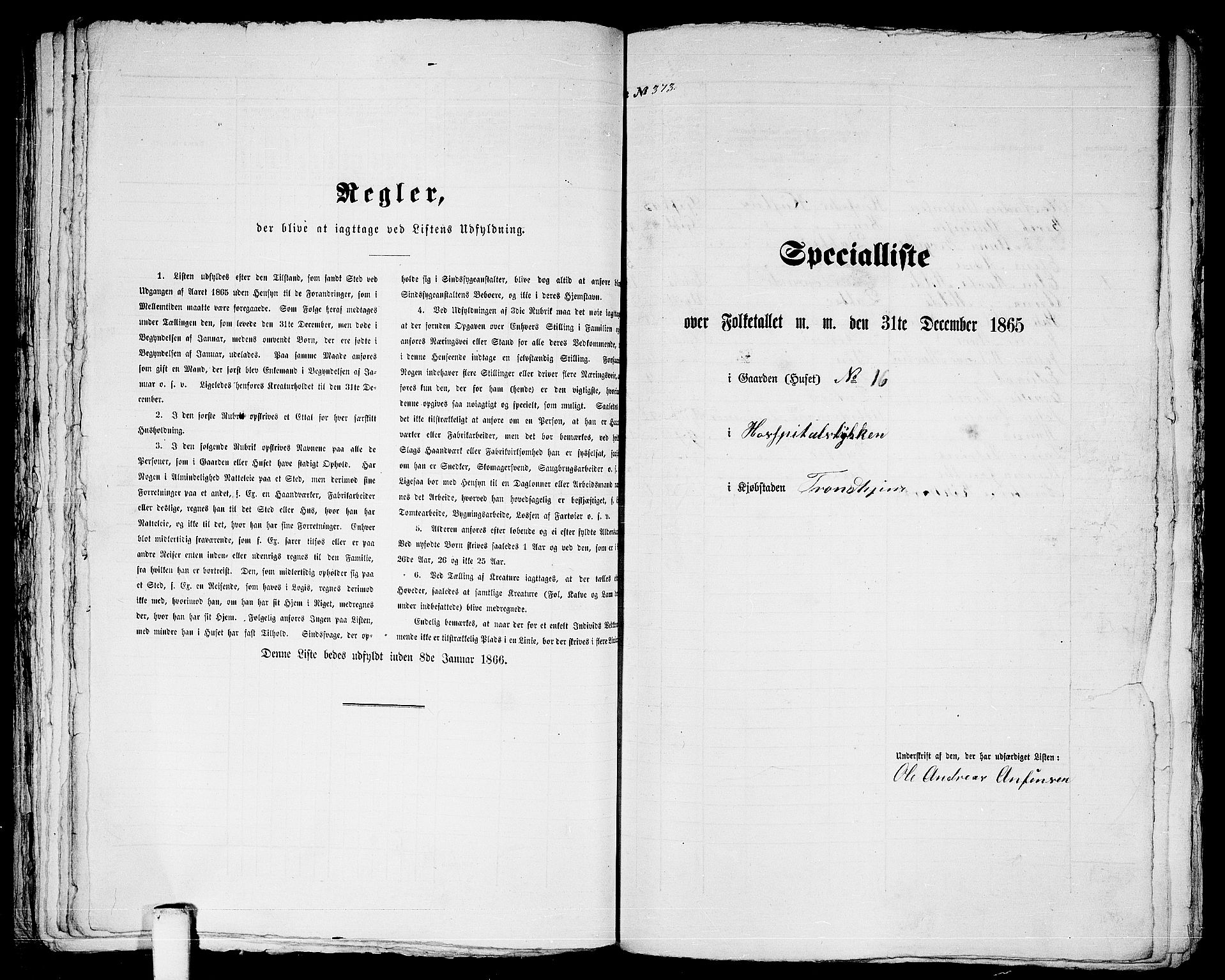 RA, 1865 census for Trondheim, 1865, p. 785