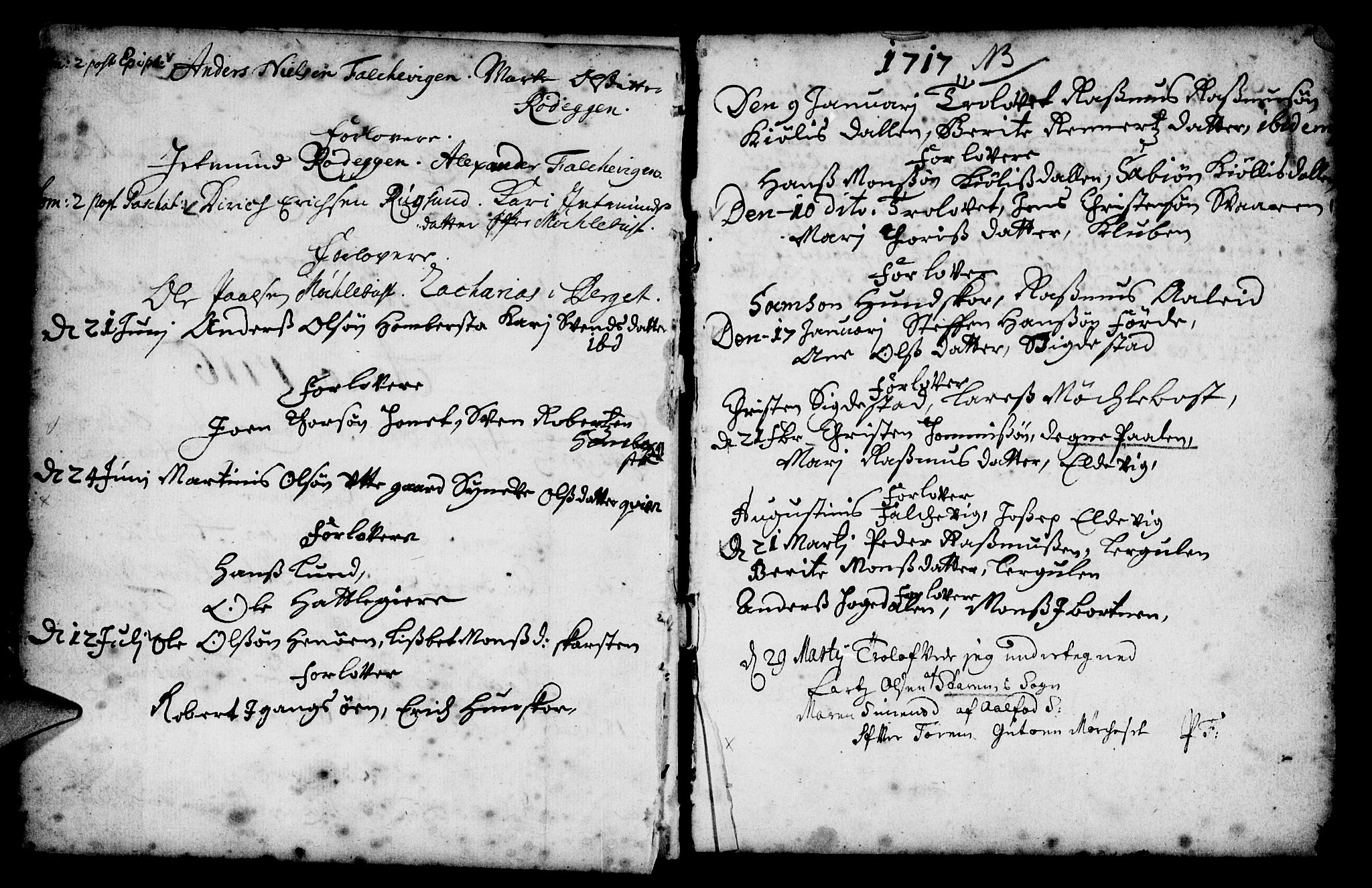 Davik sokneprestembete, AV/SAB-A-79701/H/Haa/Haaa/L0001: Parish register (official) no. A 1, 1710-1742, p. 10